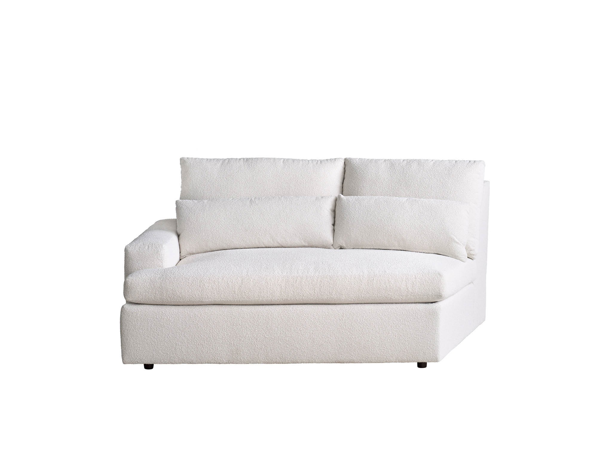 Modern U Choose Luxe Cuddler LAF - Special Order - Silo with a white background