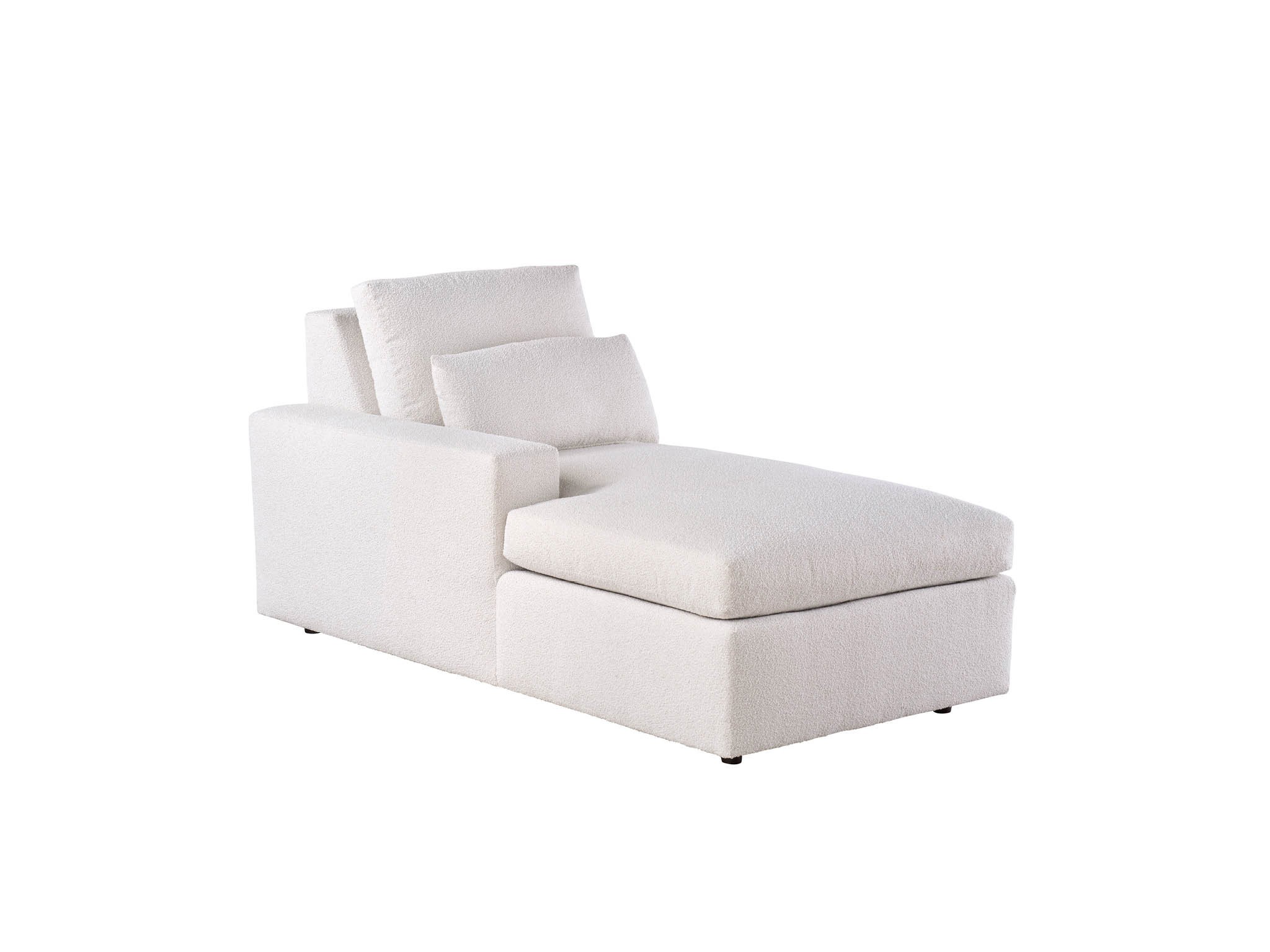 Modern U Choose Luxe Chaise LAF - Special Order - Silo with a white background