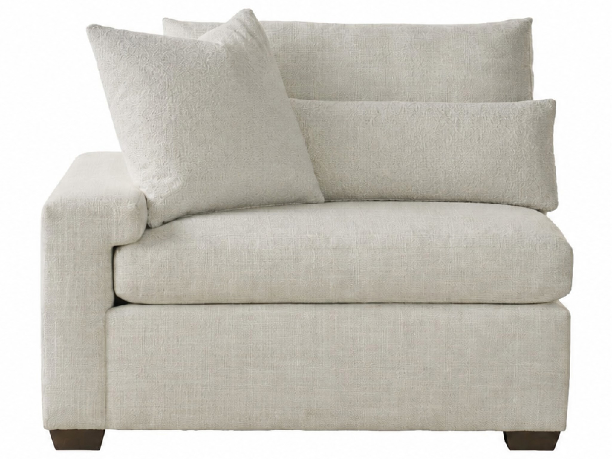 Modern U Choose Luxe Chair LAF -Special Order - Silo with a white background