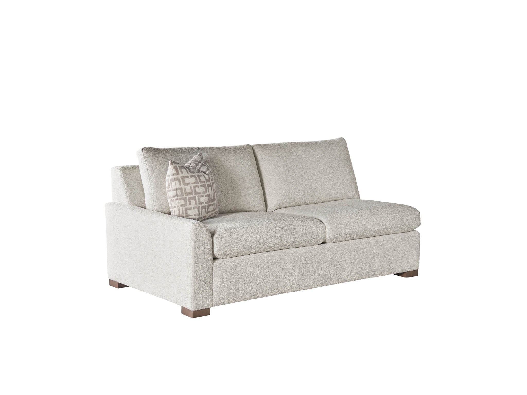 Modern U Choose Loveseat LAF - Special Order - Silo with a white background