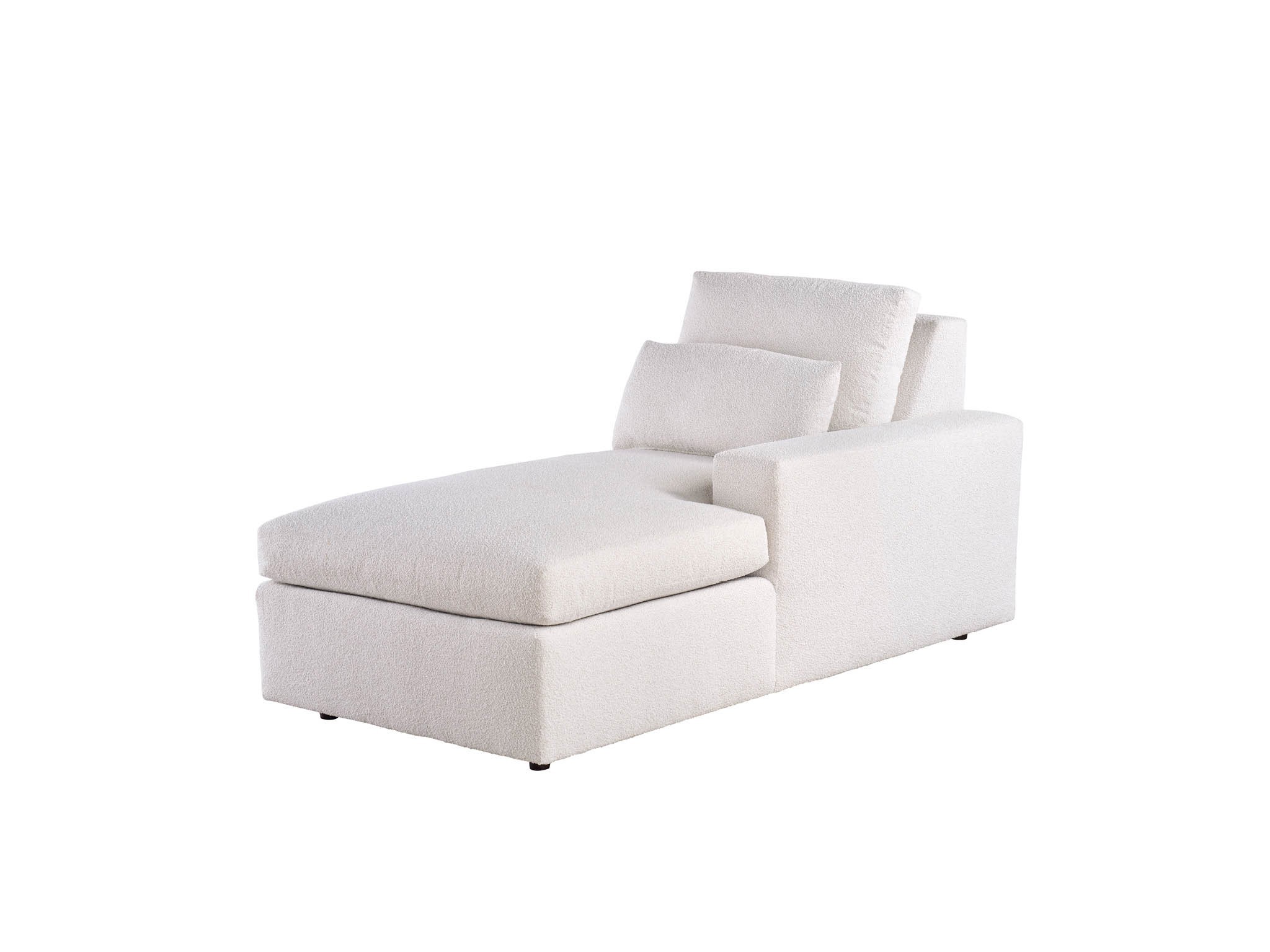 Modern U Choose Luxe Chaise RAF - Special Order - Silo with a white background