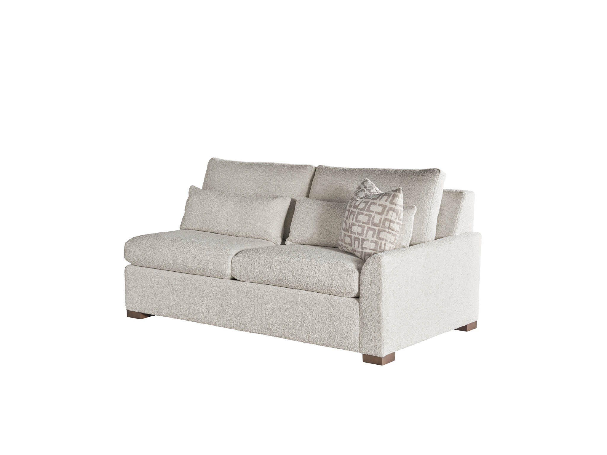 Modern U Choose Luxe Loveseat RAF - Special Order - Silo with a white background