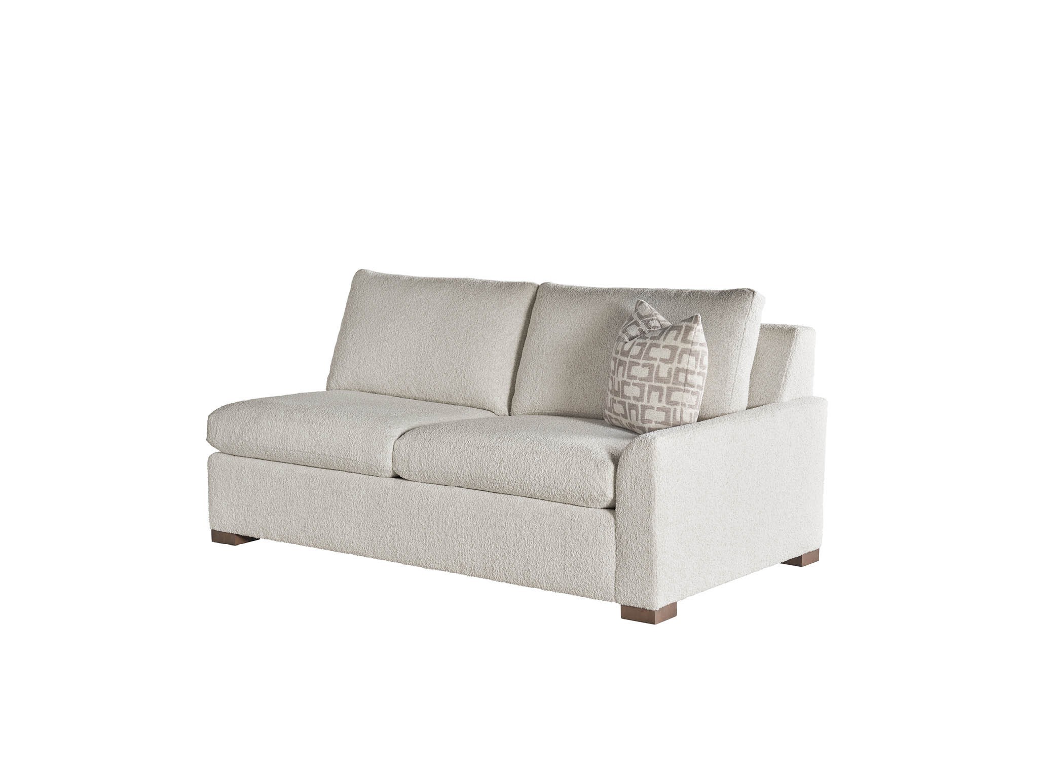 Modern U Choose Loveseat RAF - Special Order - Silo with a white background