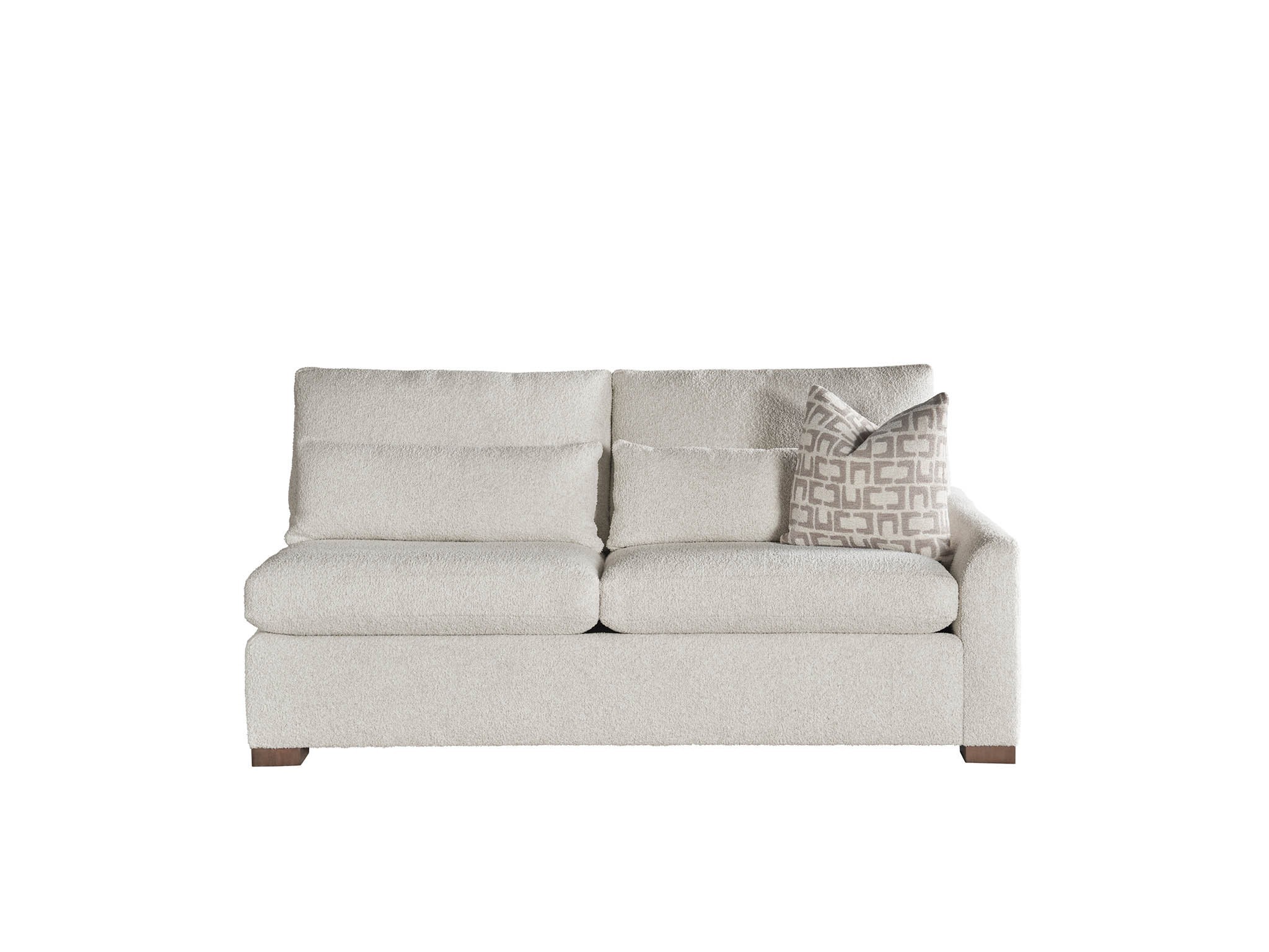 Modern U Choose Luxe Loveseat RAF - Special Order - Silo with a white background