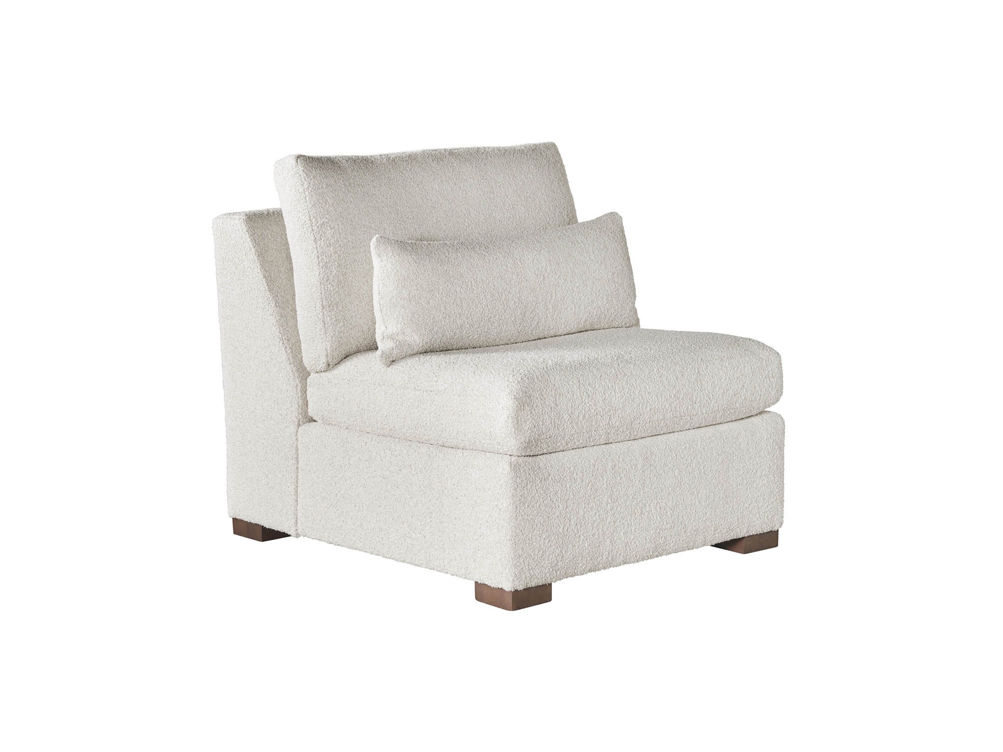 Modern U Choose Luxe Armless Chair - Special Order - Silo with a white background