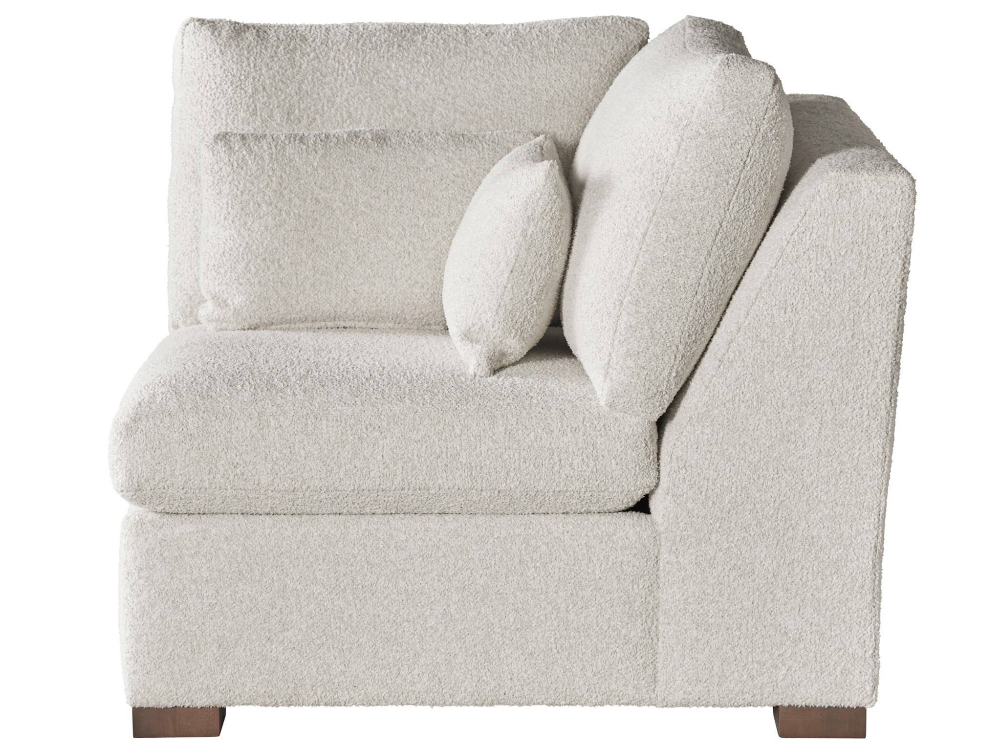 Modern U Choose Luxe Armless Corner -Special Order - Silo with a white background