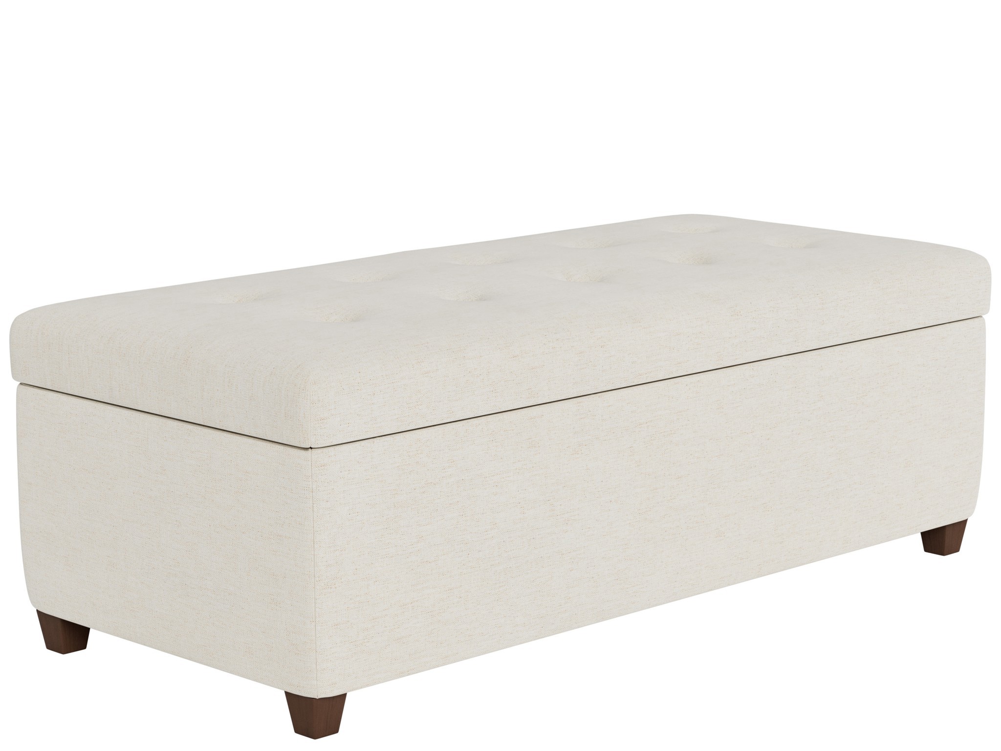 U Choose Rectangle Storage Ottoman38-Special Order - Silo with a white background