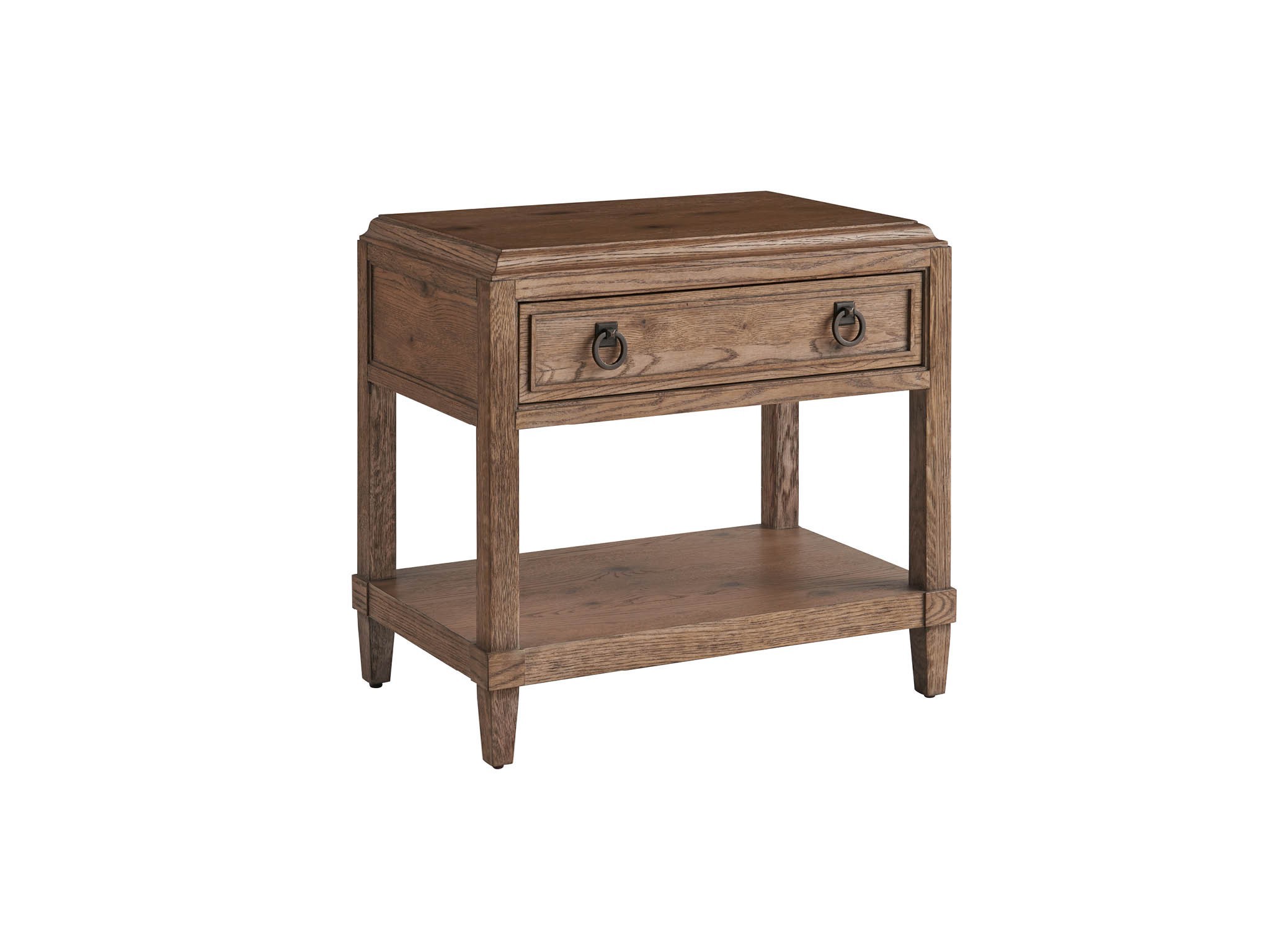 Sienna Drawer Nightstand - Silo with a white background