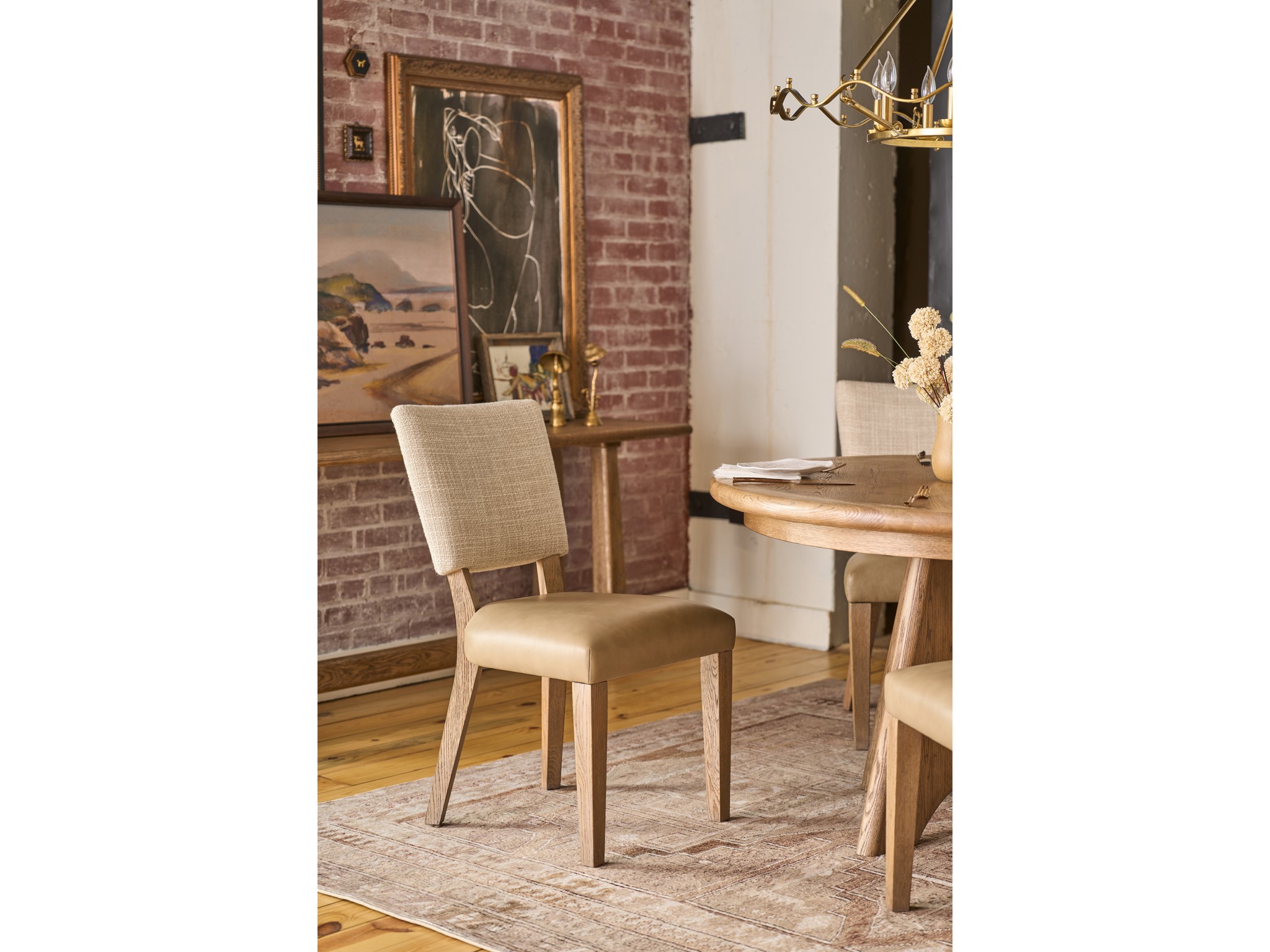 Sienna Upholstered Side Chair - Multiple item room scene