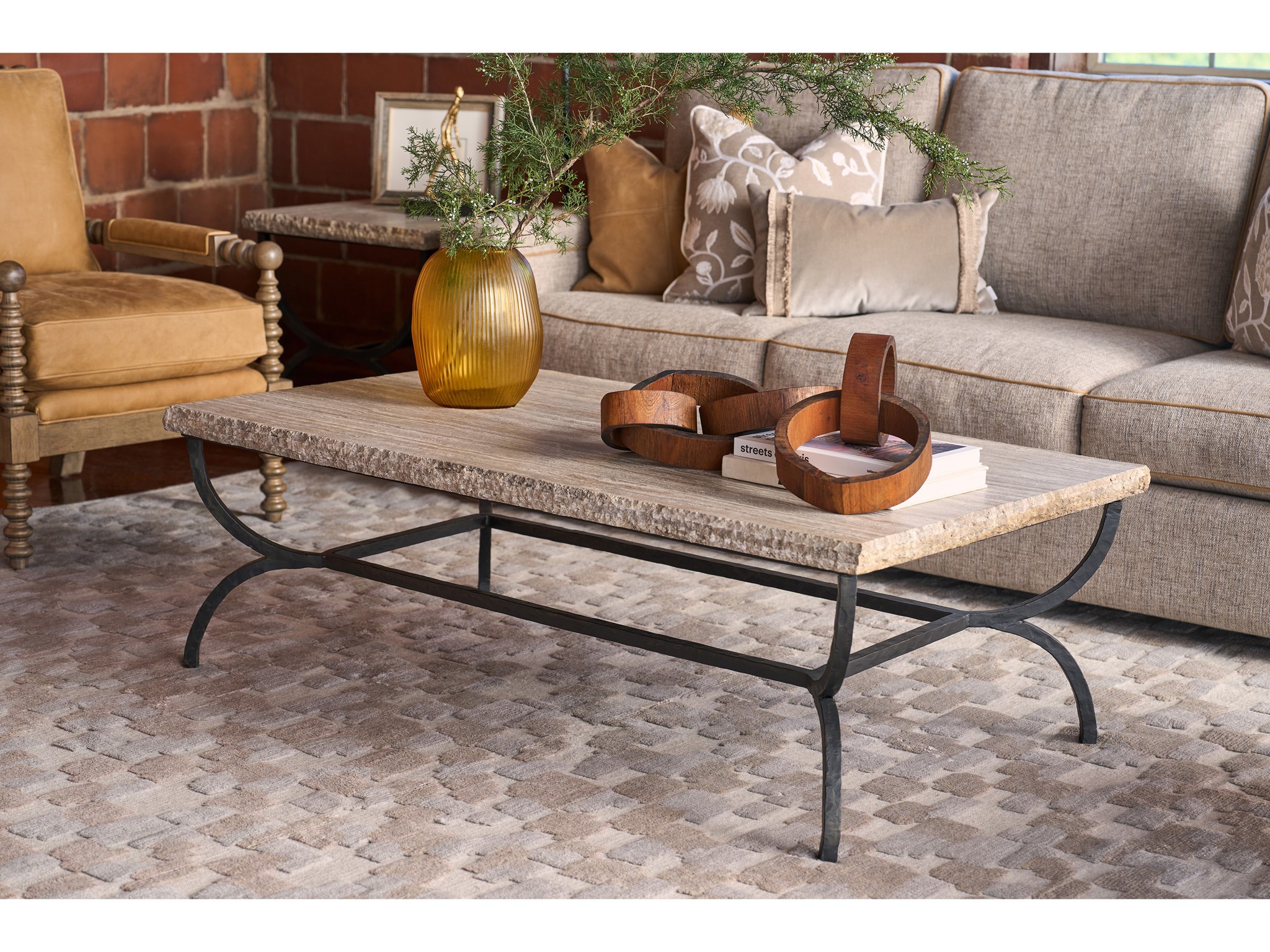Griffith Park Cocktail Table - Multiple item room scene