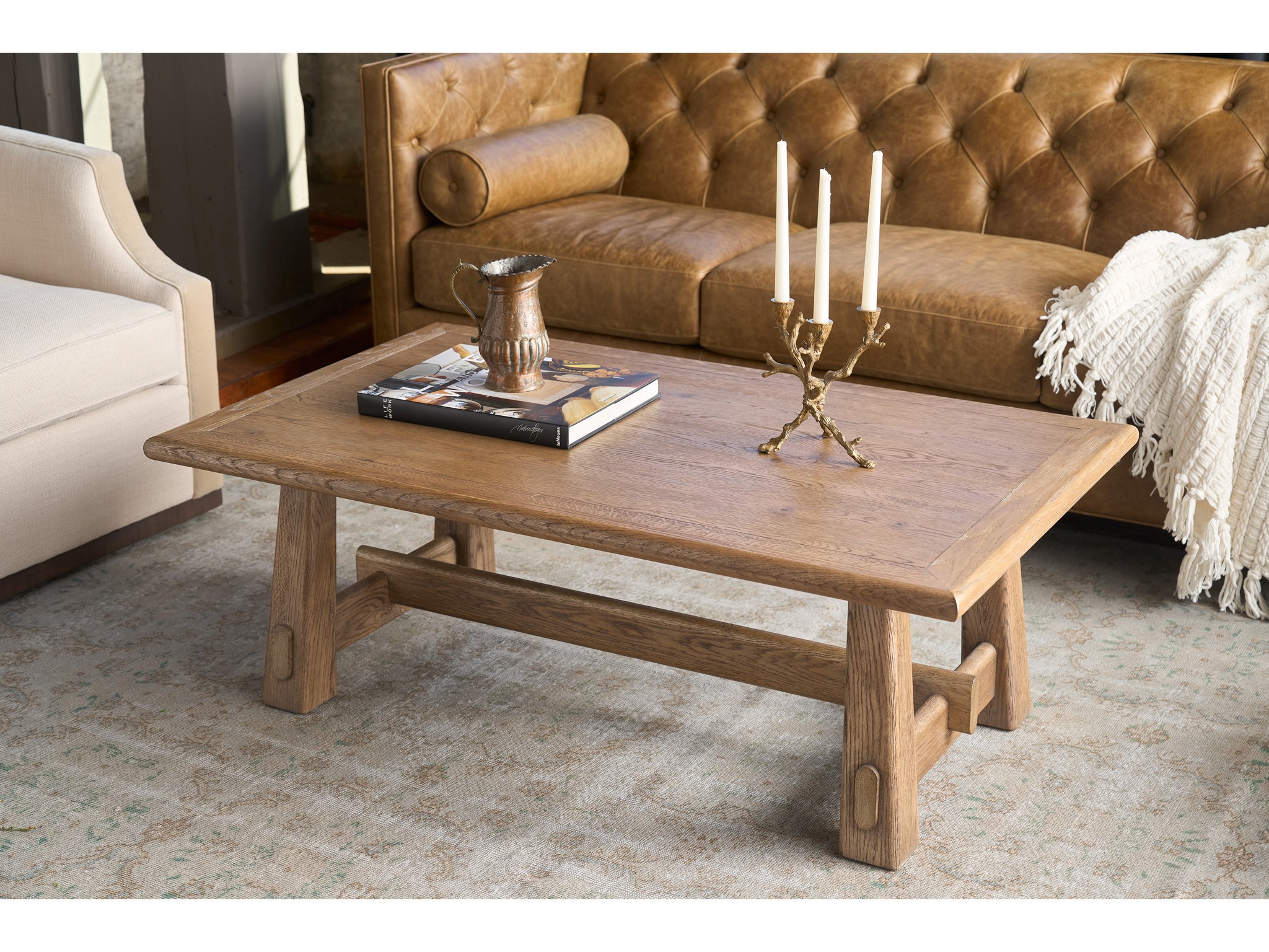 Sienna Rectangular Cocktail Table - Multiple item room scene
