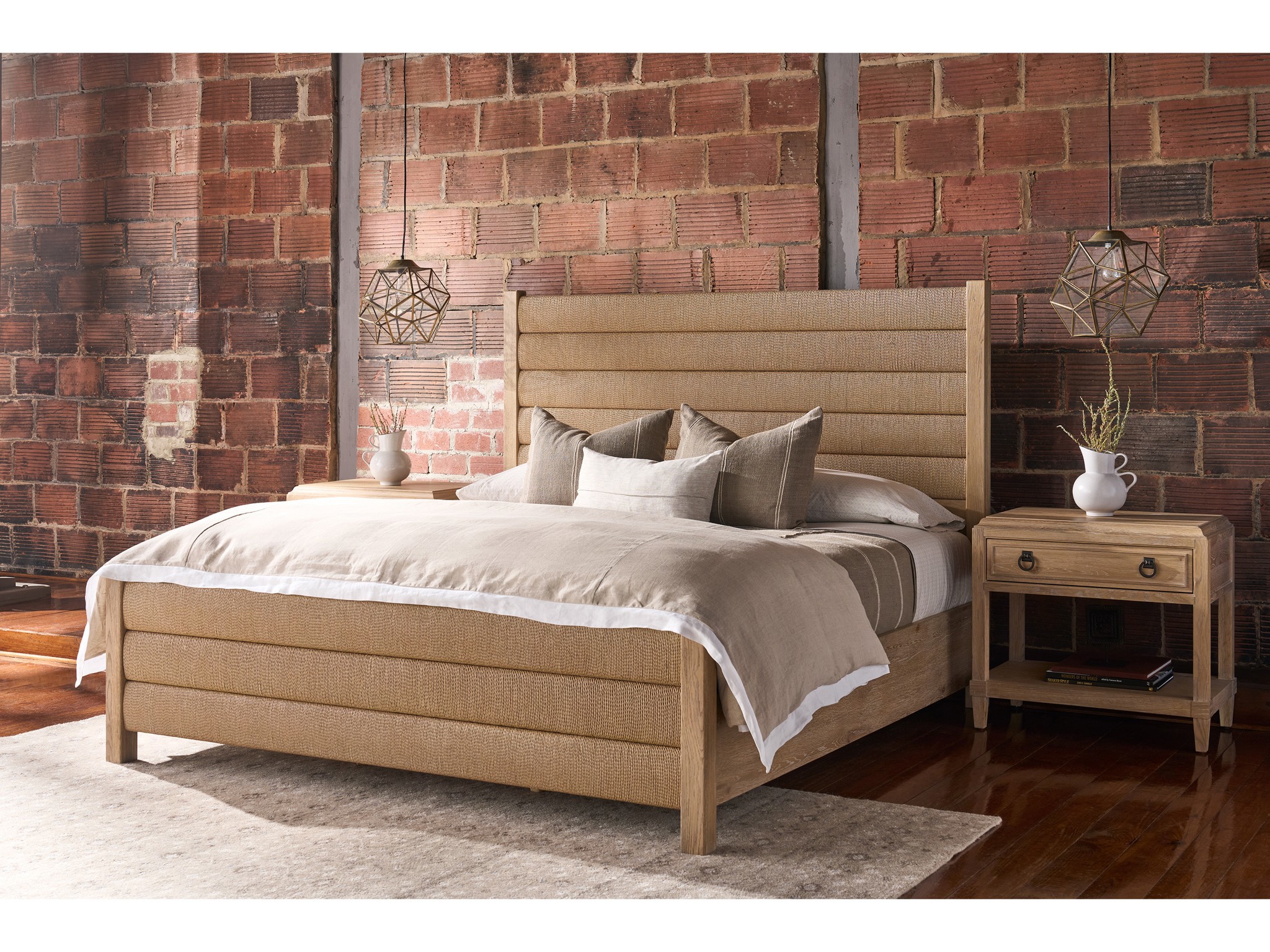 Canyon Drawer Nightstand - Multiple item room scene