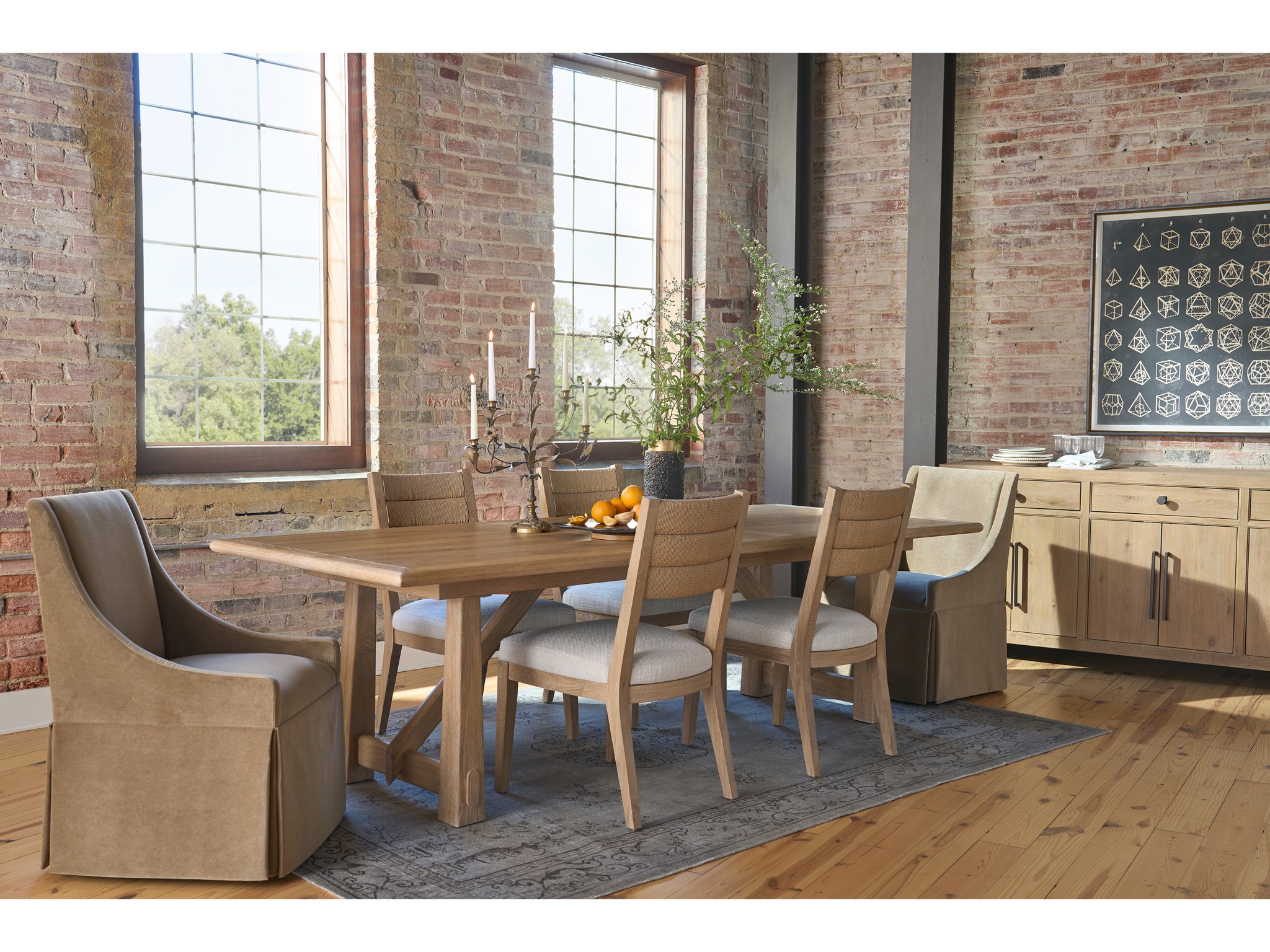 Canyon Side Chair - Multiple item room scene