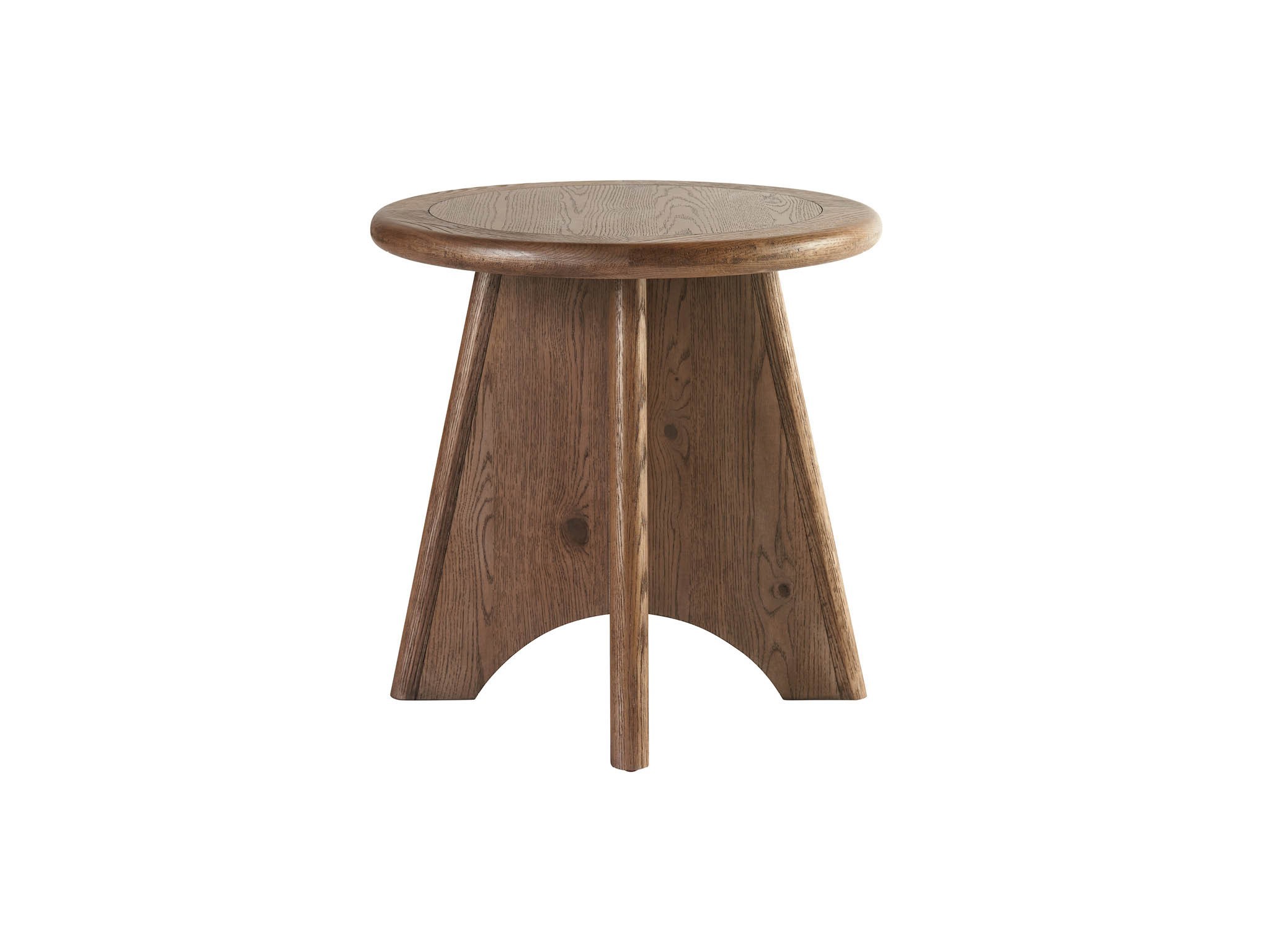 Sienna Round Side Table - Silo with a white background