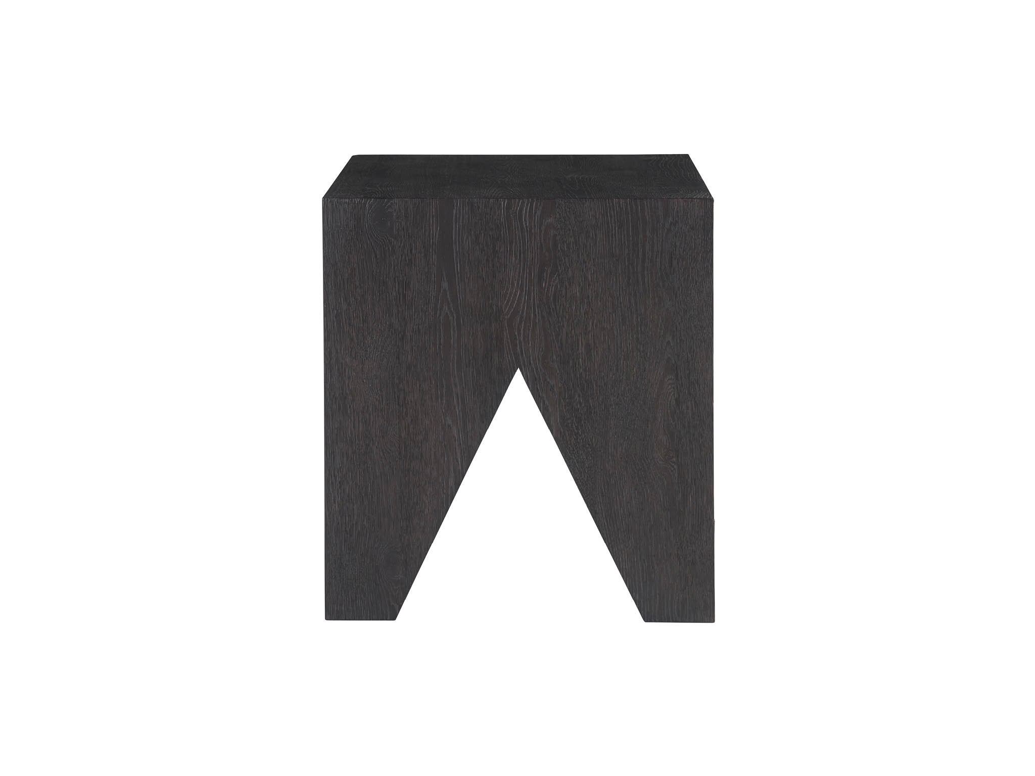 Obsidian End Table - Silo with a white background