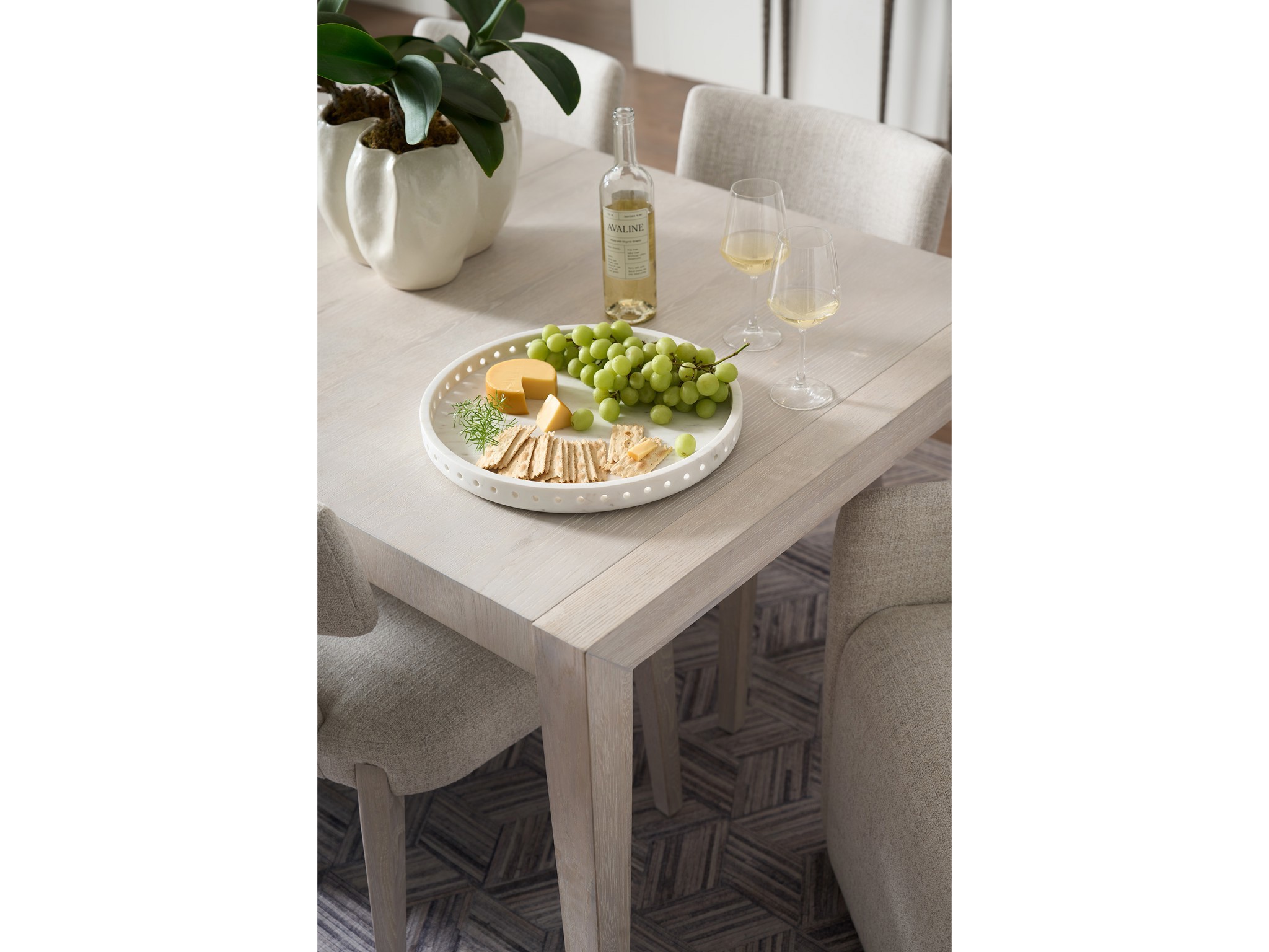 Avaline Dining Table - Multiple item room scene