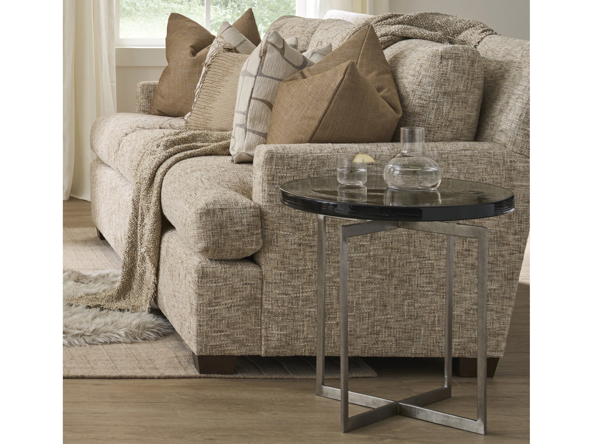 Jordan Side Table - Multiple item room scene