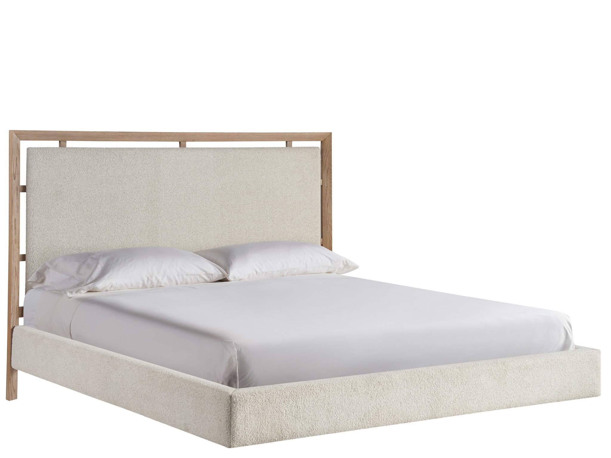 Kendall Panel Bed King - Silo with a white background