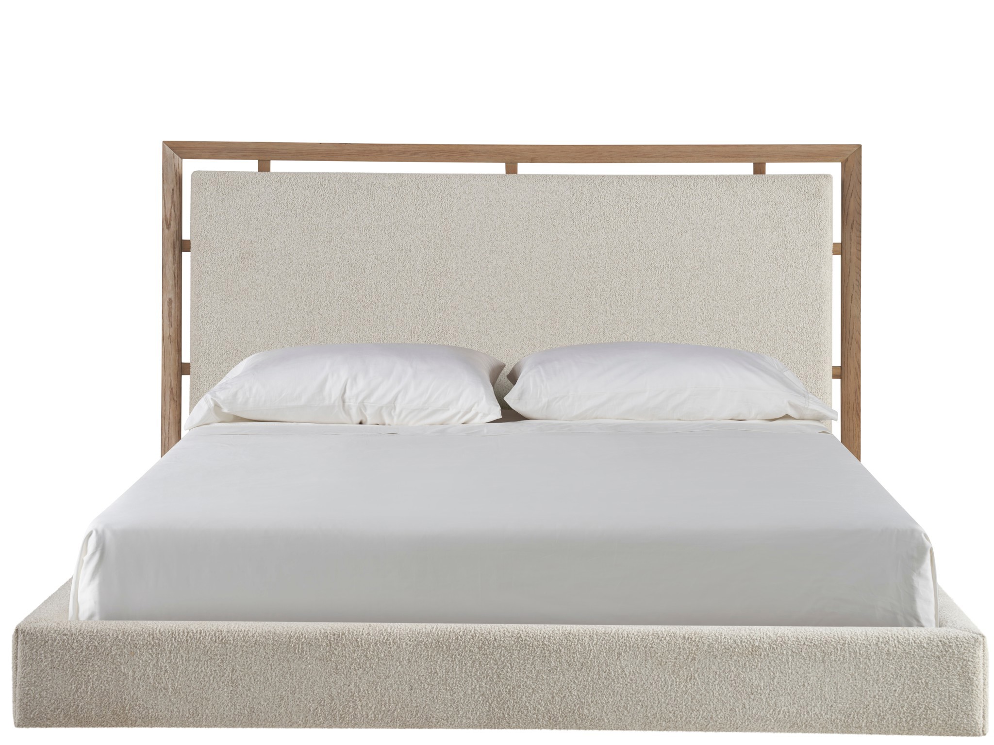 Kendall Panel Bed King - Silo with a white background
