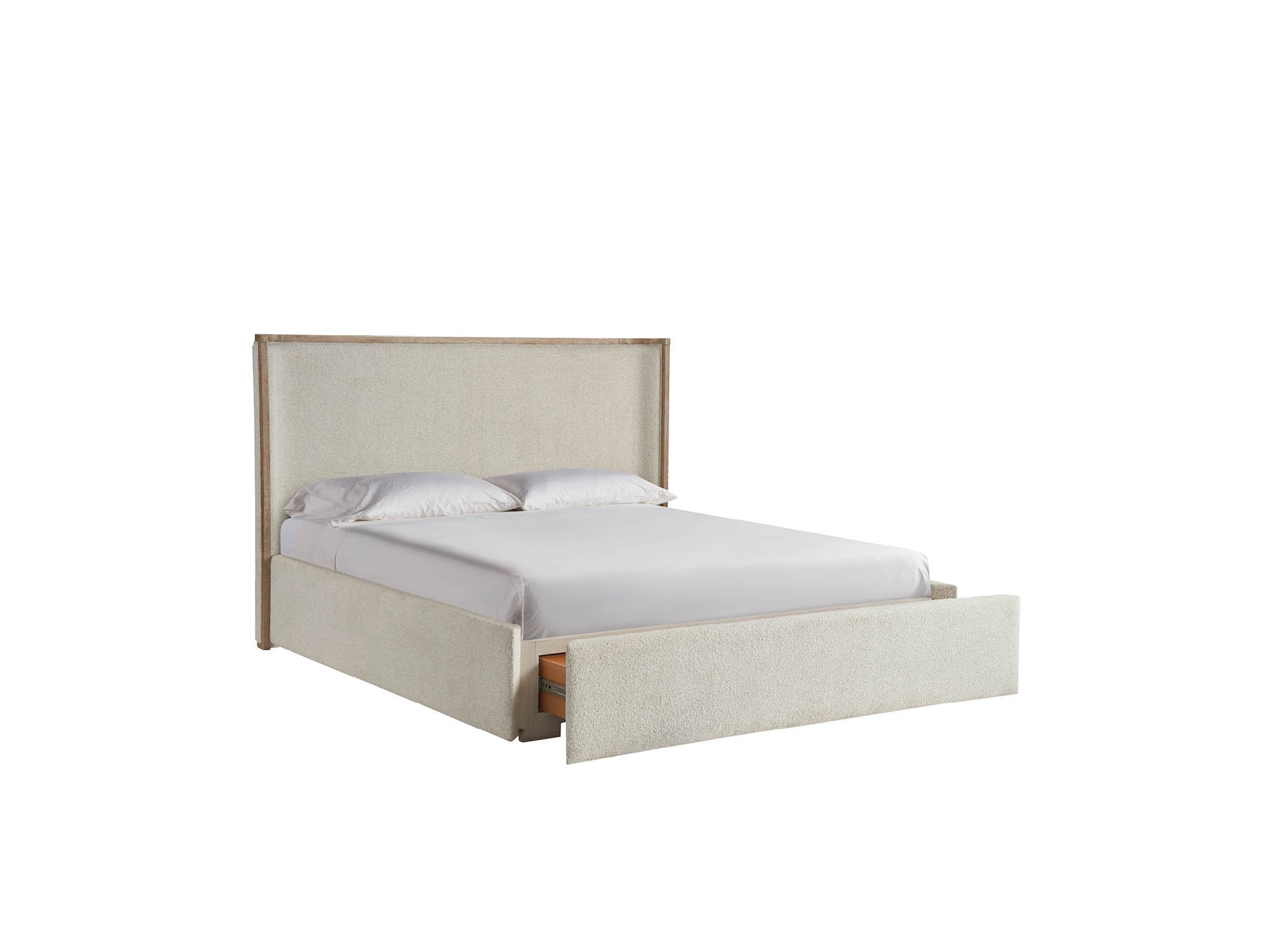 Owen Storage Bed Queen - Silo with a white background
