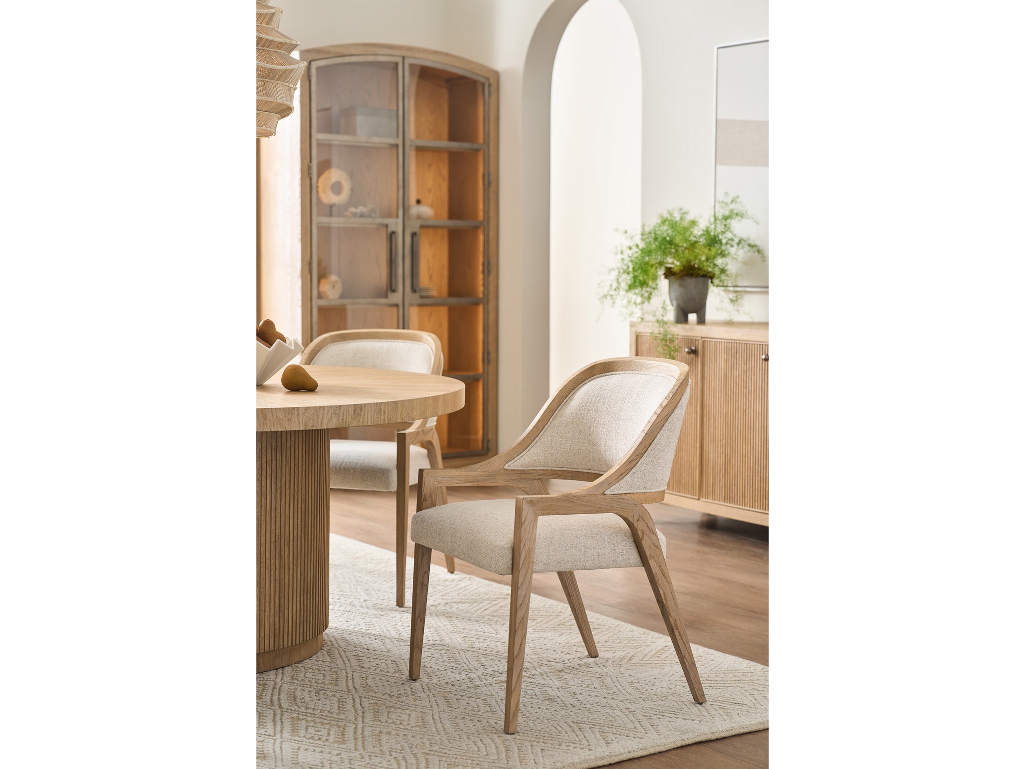 Avaline Arm Chair - Multiple item room scene
