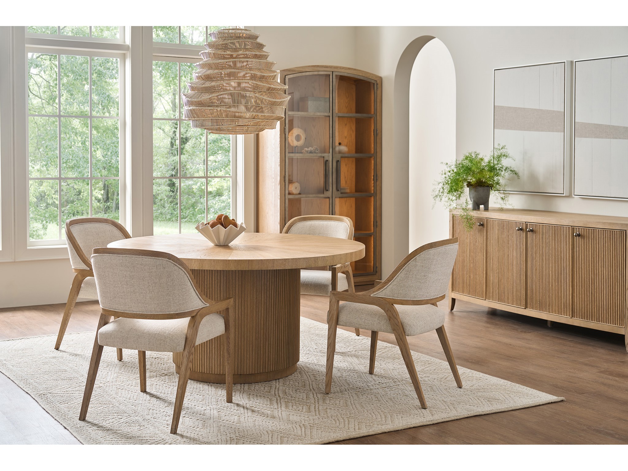 Carmen Round Table - Multiple item room scene