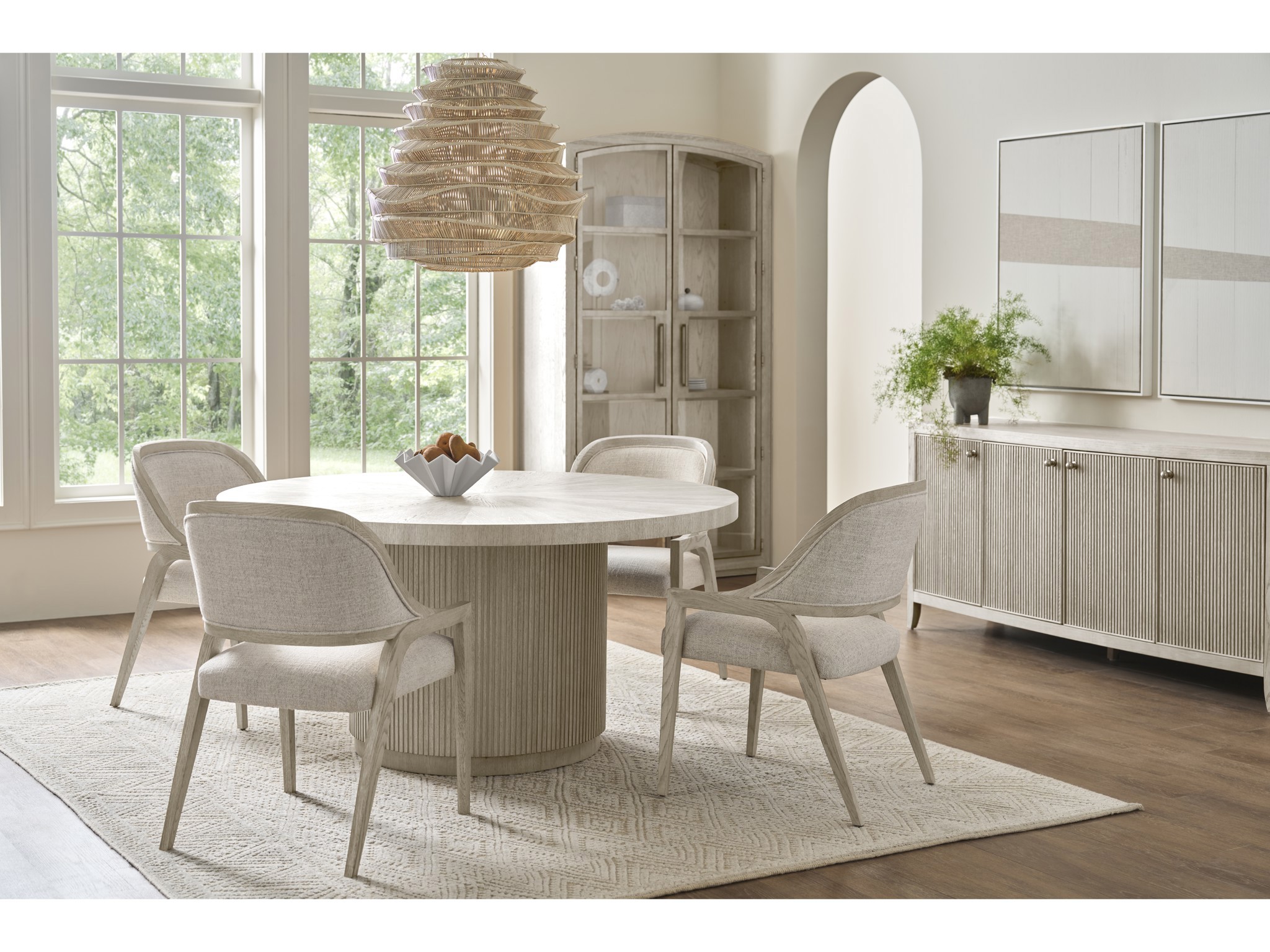 Avaline Arm Chair - Multiple item room scene