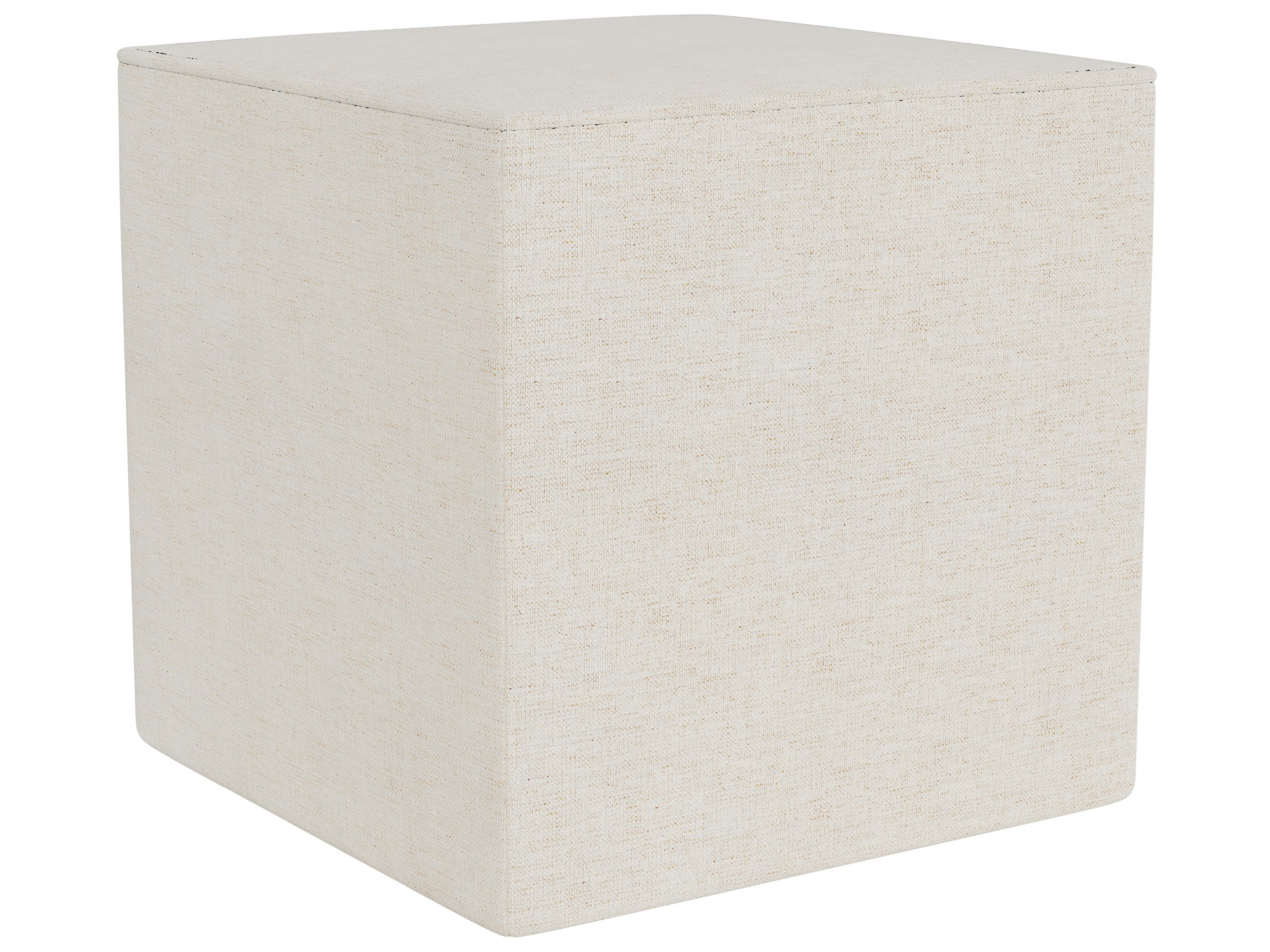 Gemma Square Ottoman -Special Order - Silo with a white background