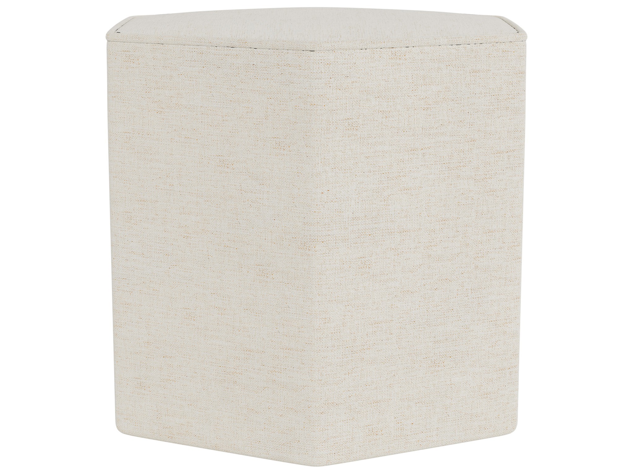 Gemma Hexagon Ottoman - Special Order - Silo with a white background