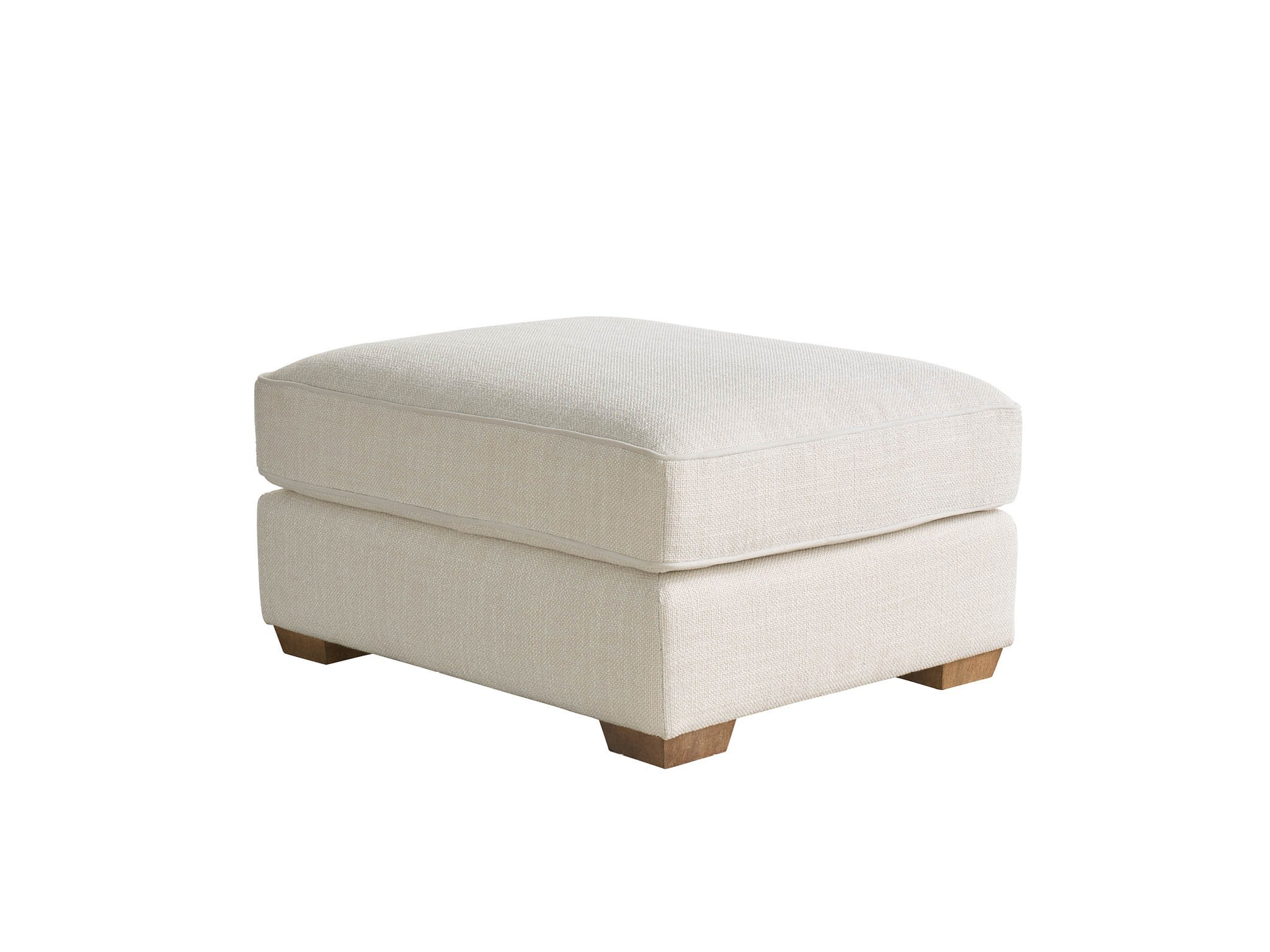 Leah Ottoman - Silo with a white background