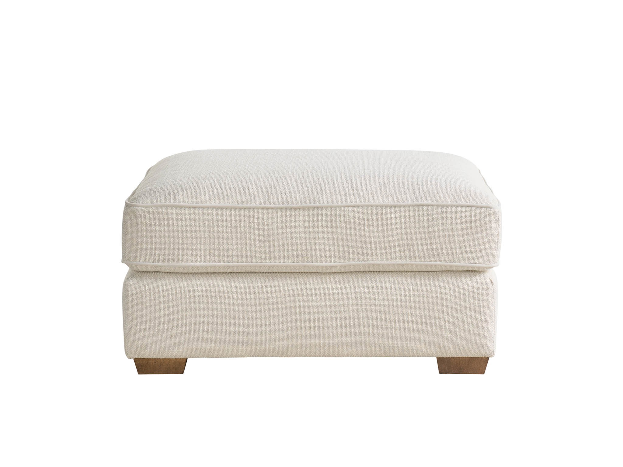 Leah Ottoman - Silo with a white background