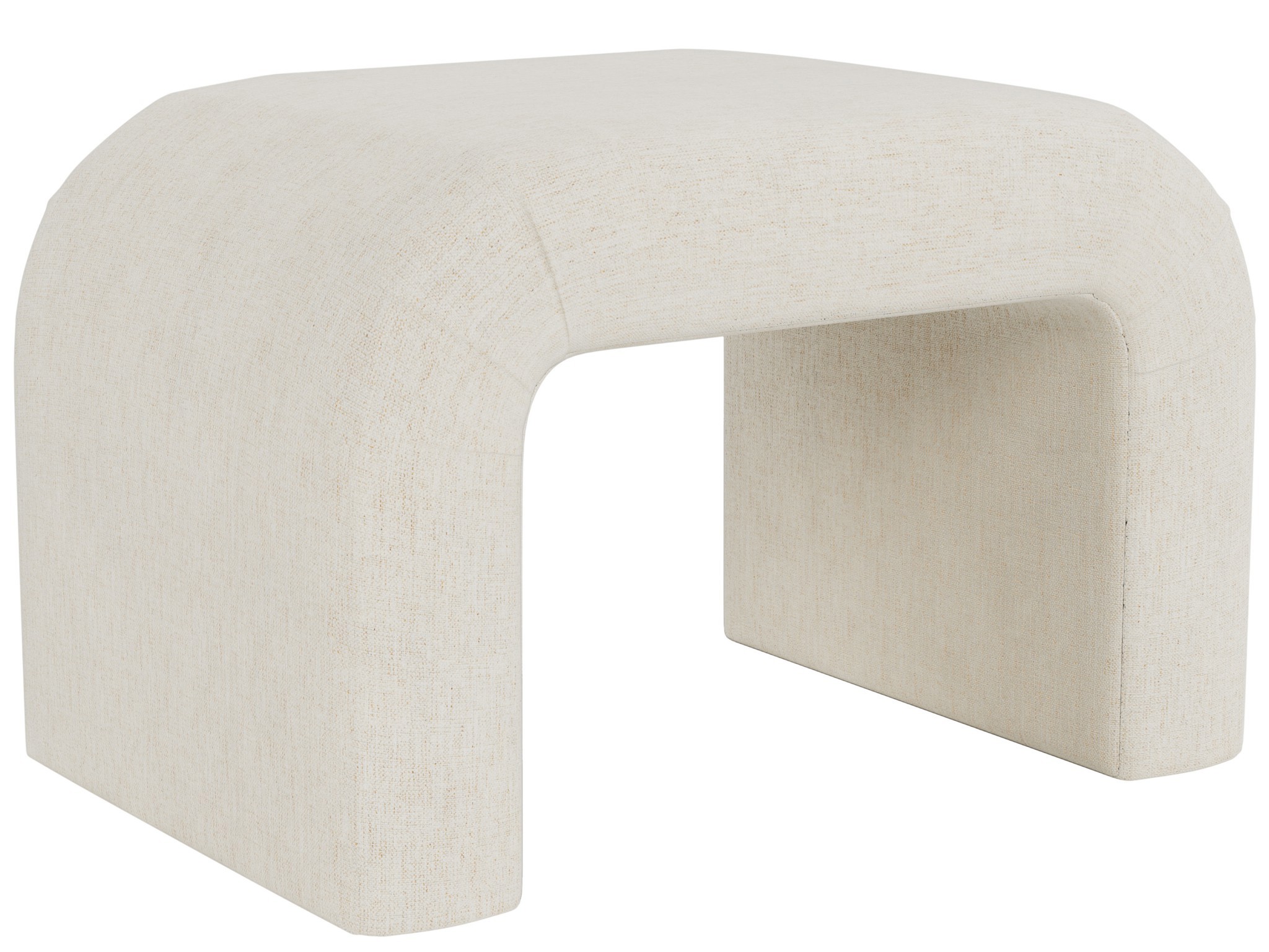 Nora Ottoman -Special Order - Silo with a white background