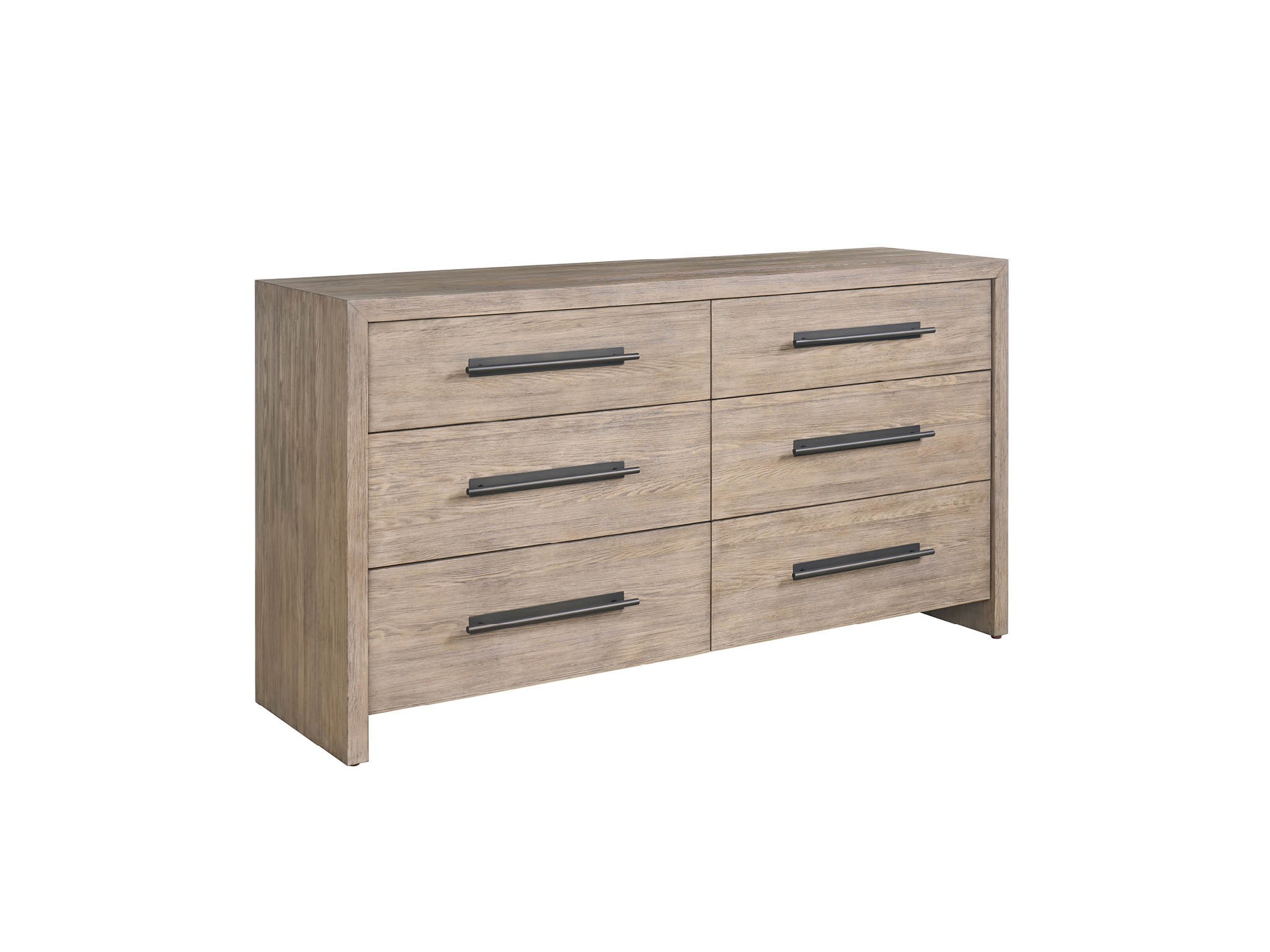 Boulder Six Drawer Dresser - Silo with a white background