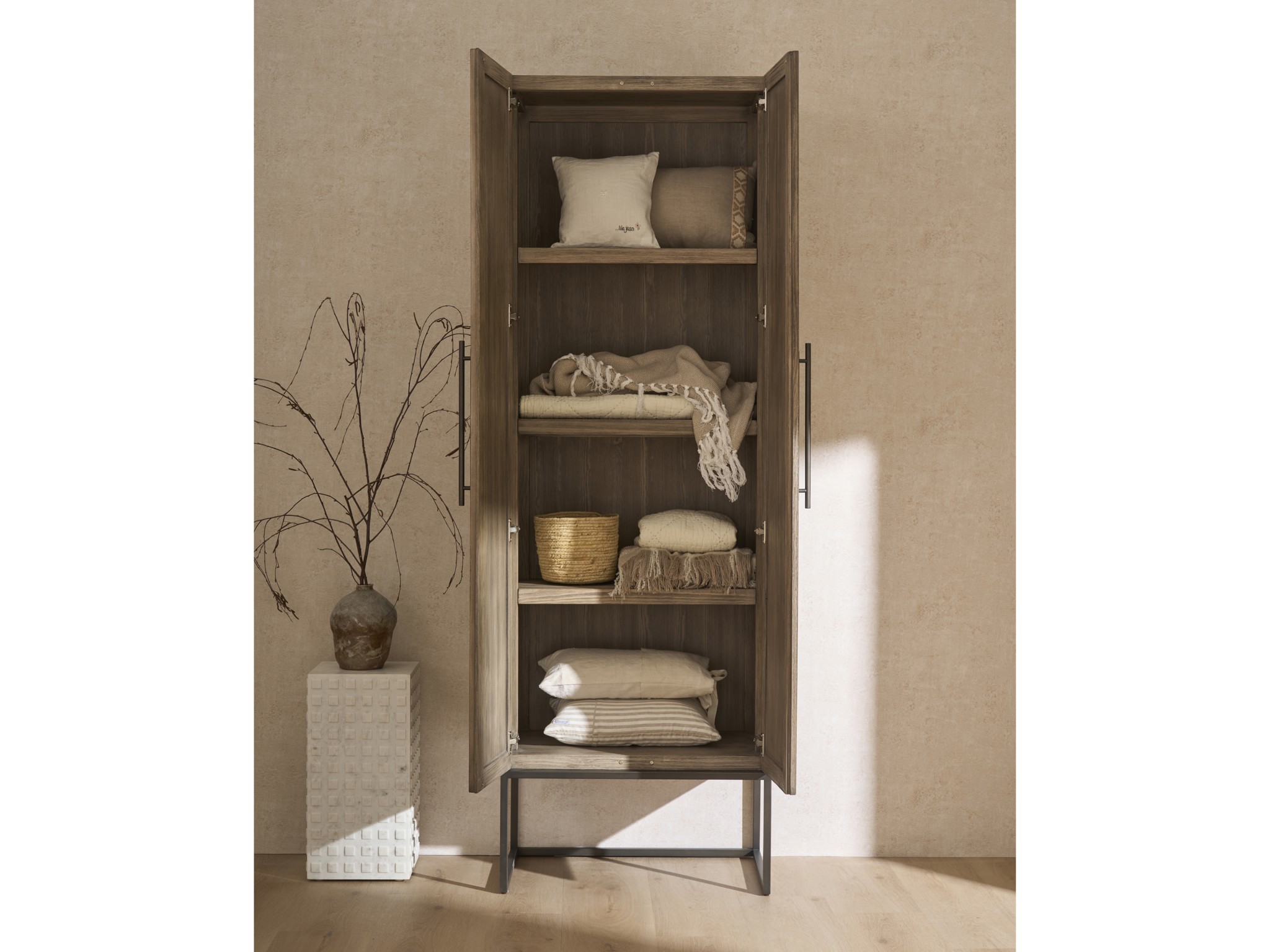 Boulder Utility Cabinet - Multiple item room scene