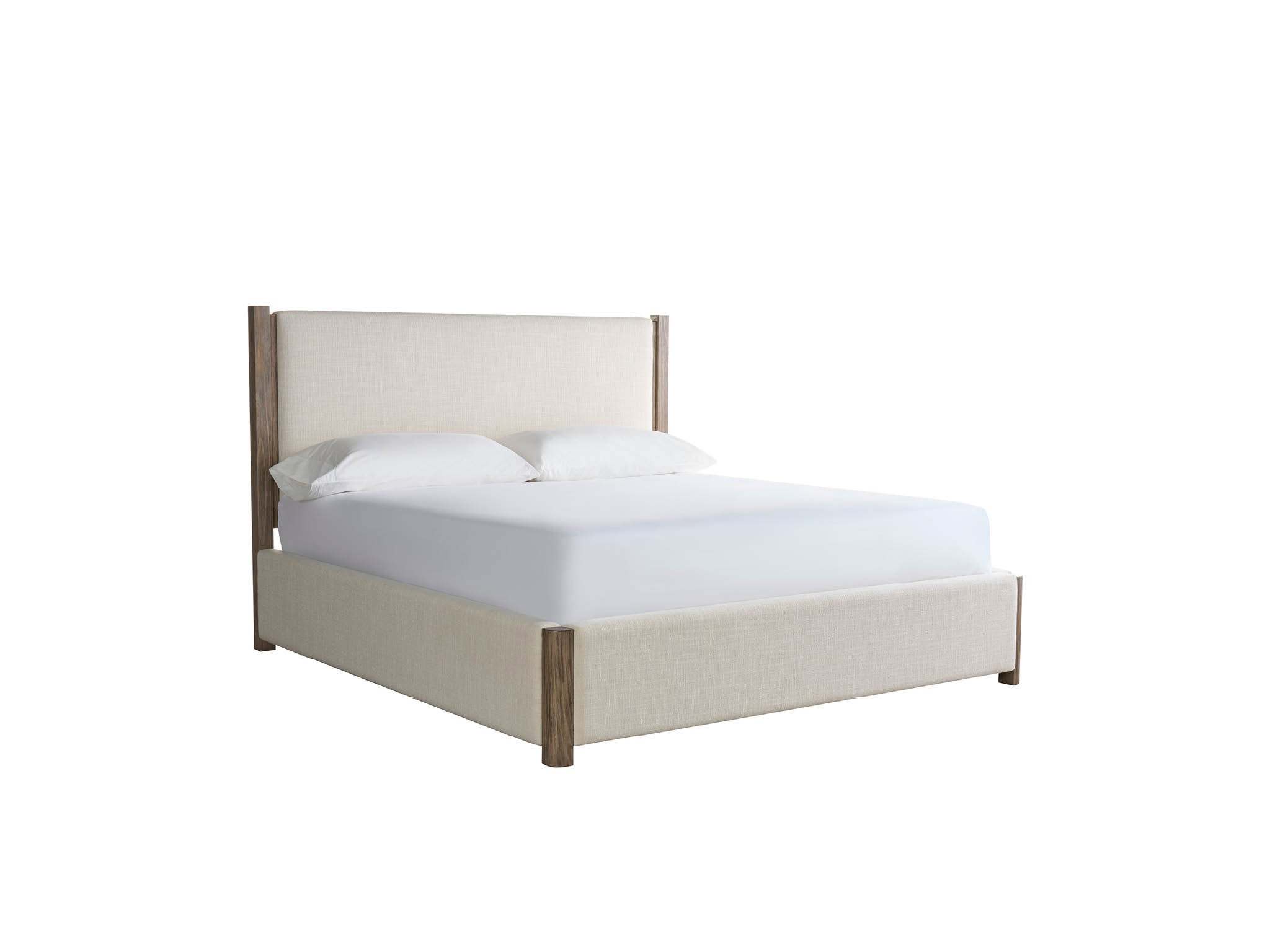 Boulder Upholstered Bed King - Silo with a white background
