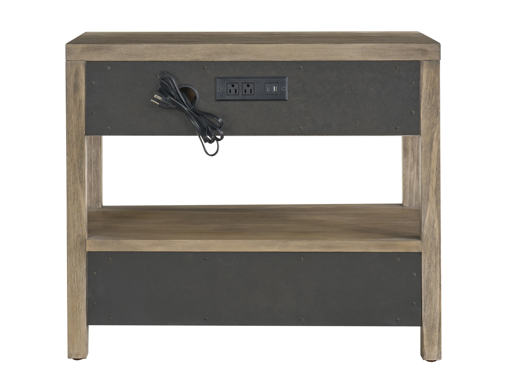 Boulder Nightstand - Silo with a white background