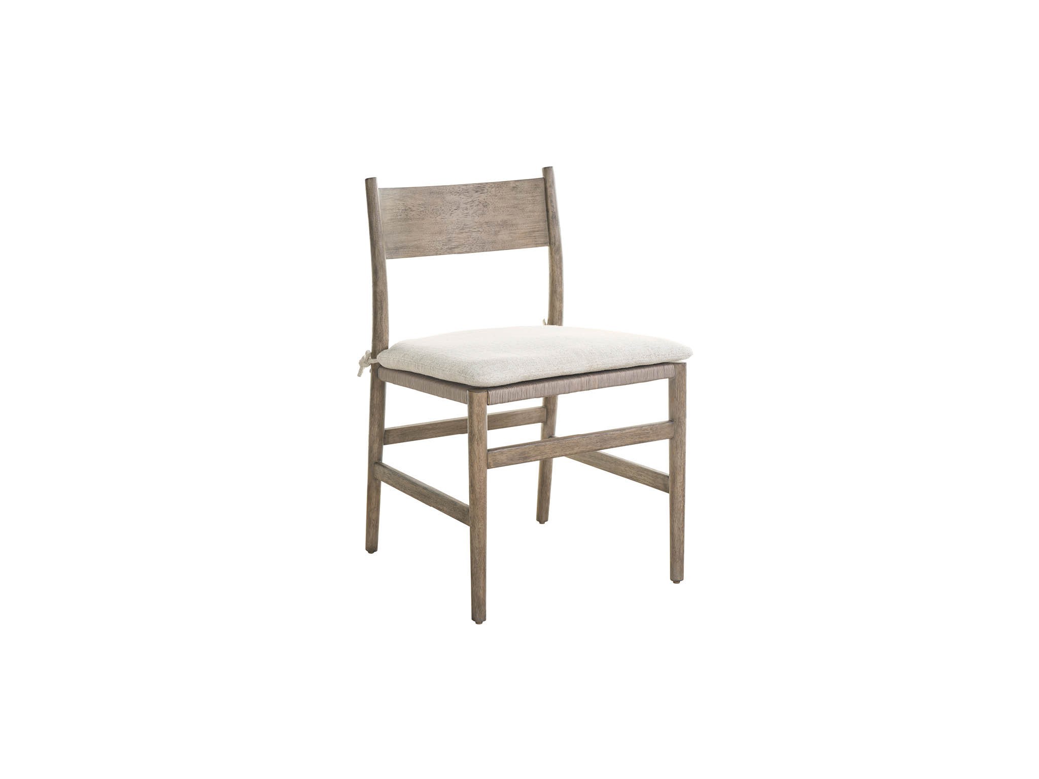 Boulder Wood Back Side Chair - Silo with a white background