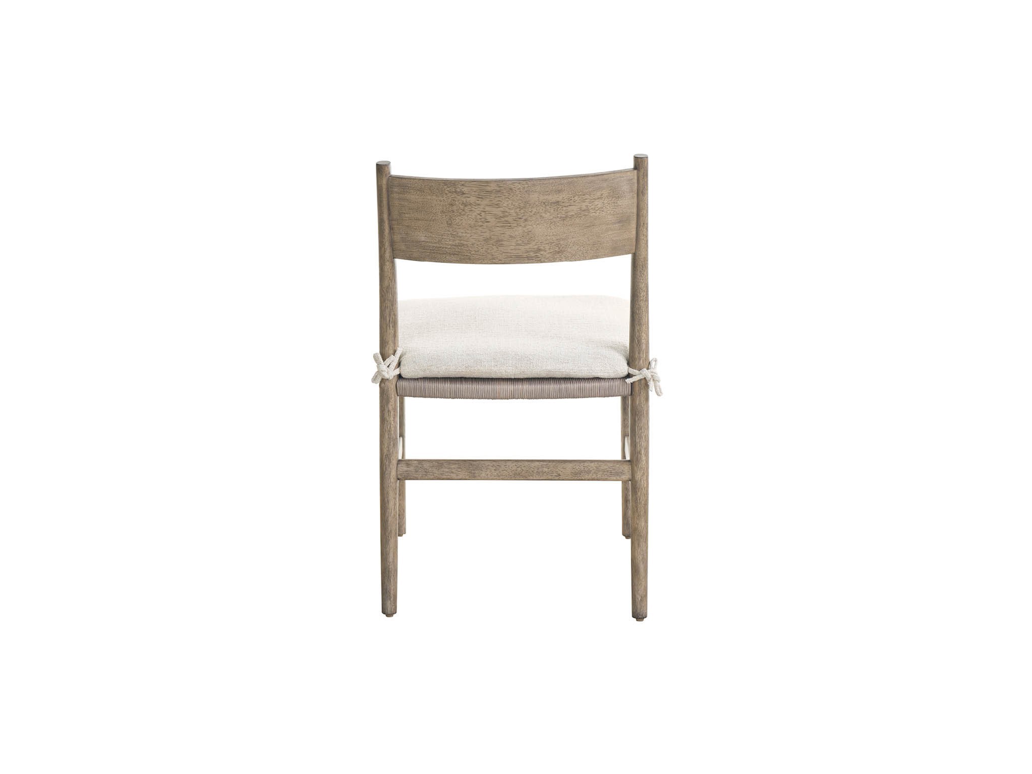 Boulder Wood Back Side Chair - Silo with a white background