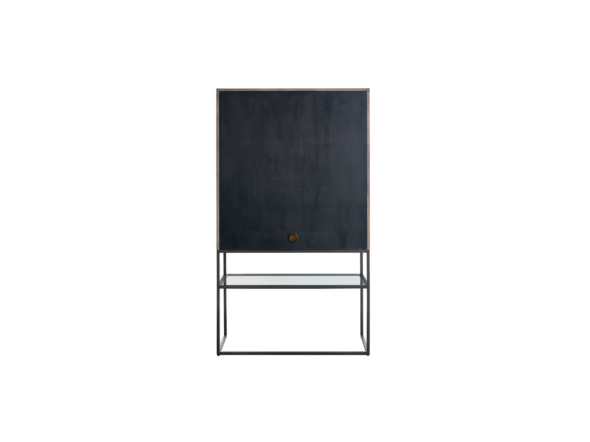 Boulder Bar Cabinet - Silo with a white background
