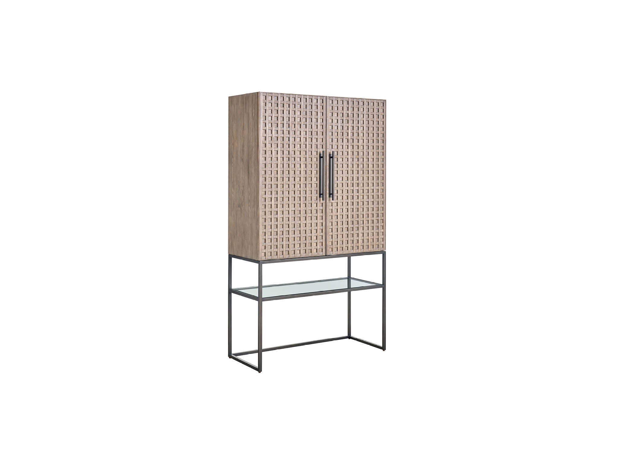 Boulder Bar Cabinet - Silo with a white background