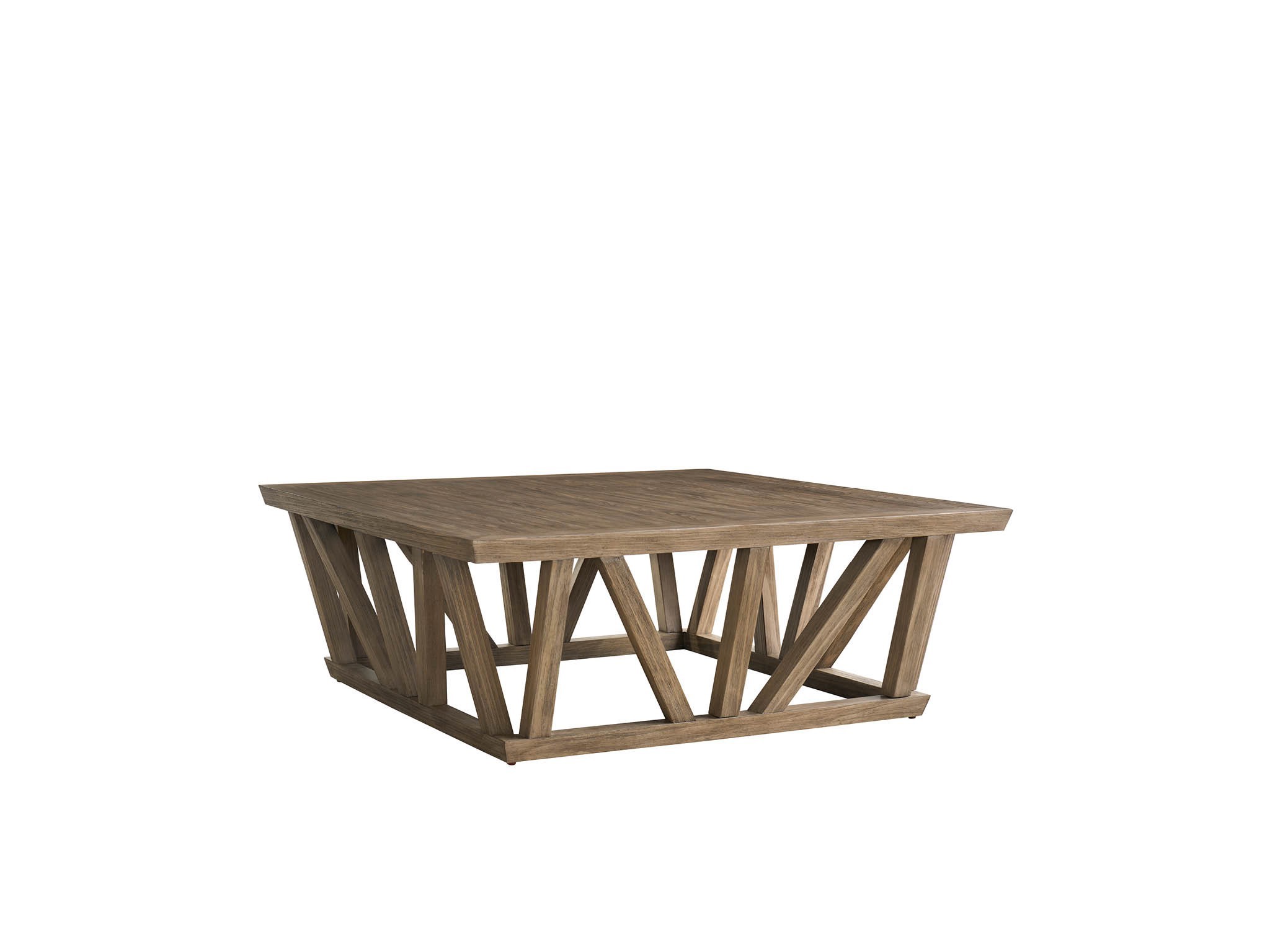 Boulder Square Cocktail Table - Silo with a white background