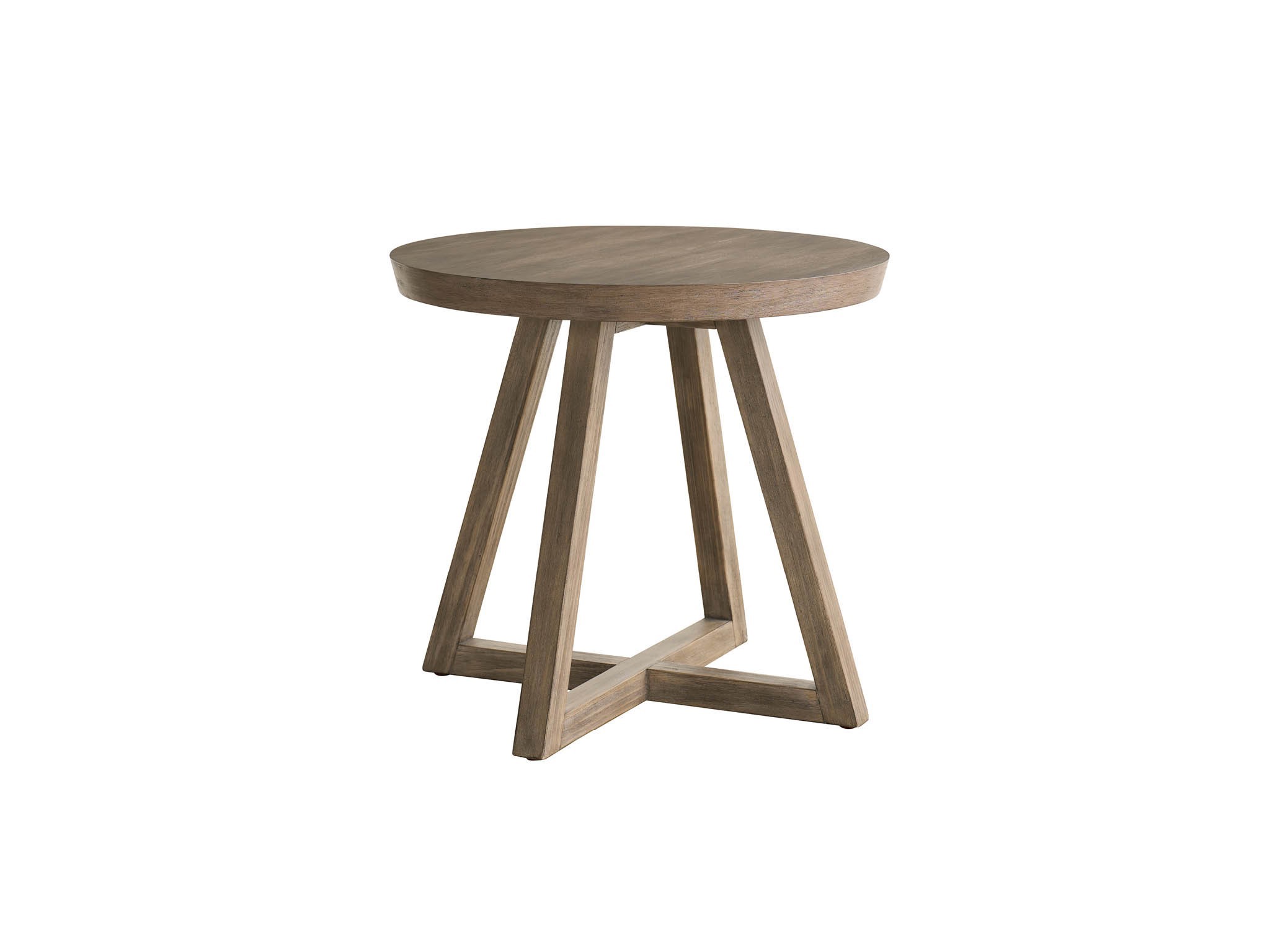 Boulder Round Side Table - Silo with a white background