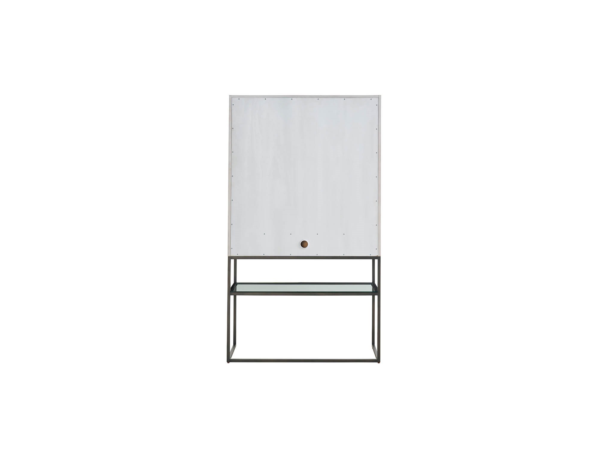 River Rock Bar Cabinet - Silo with a white background