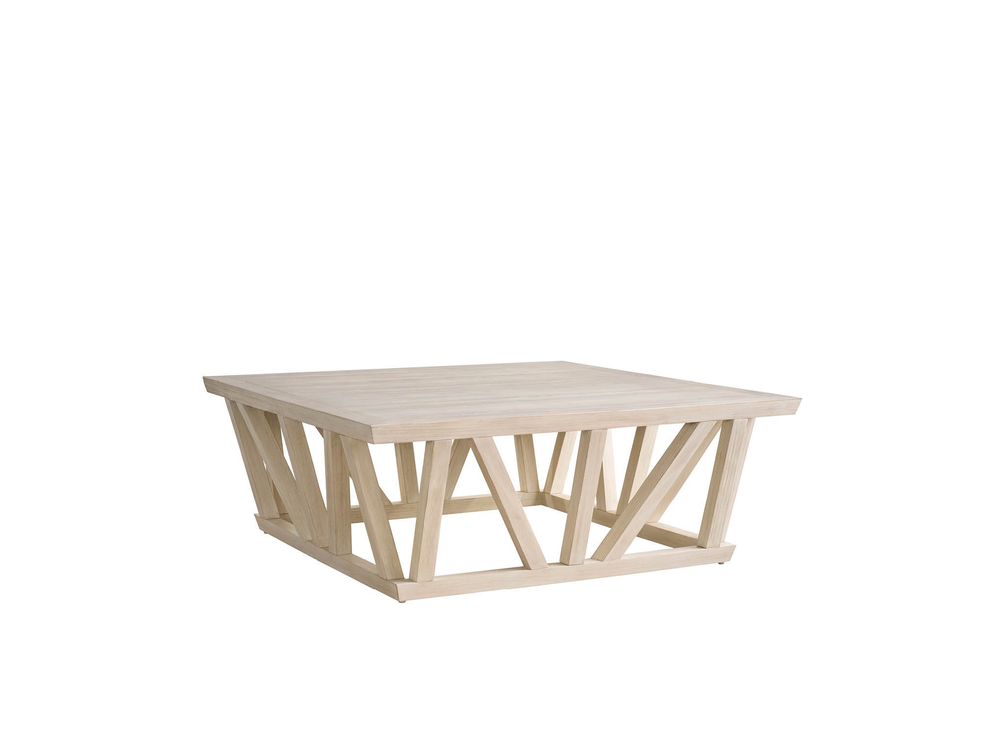River Rock Square Cocktail Table - Silo with a white background