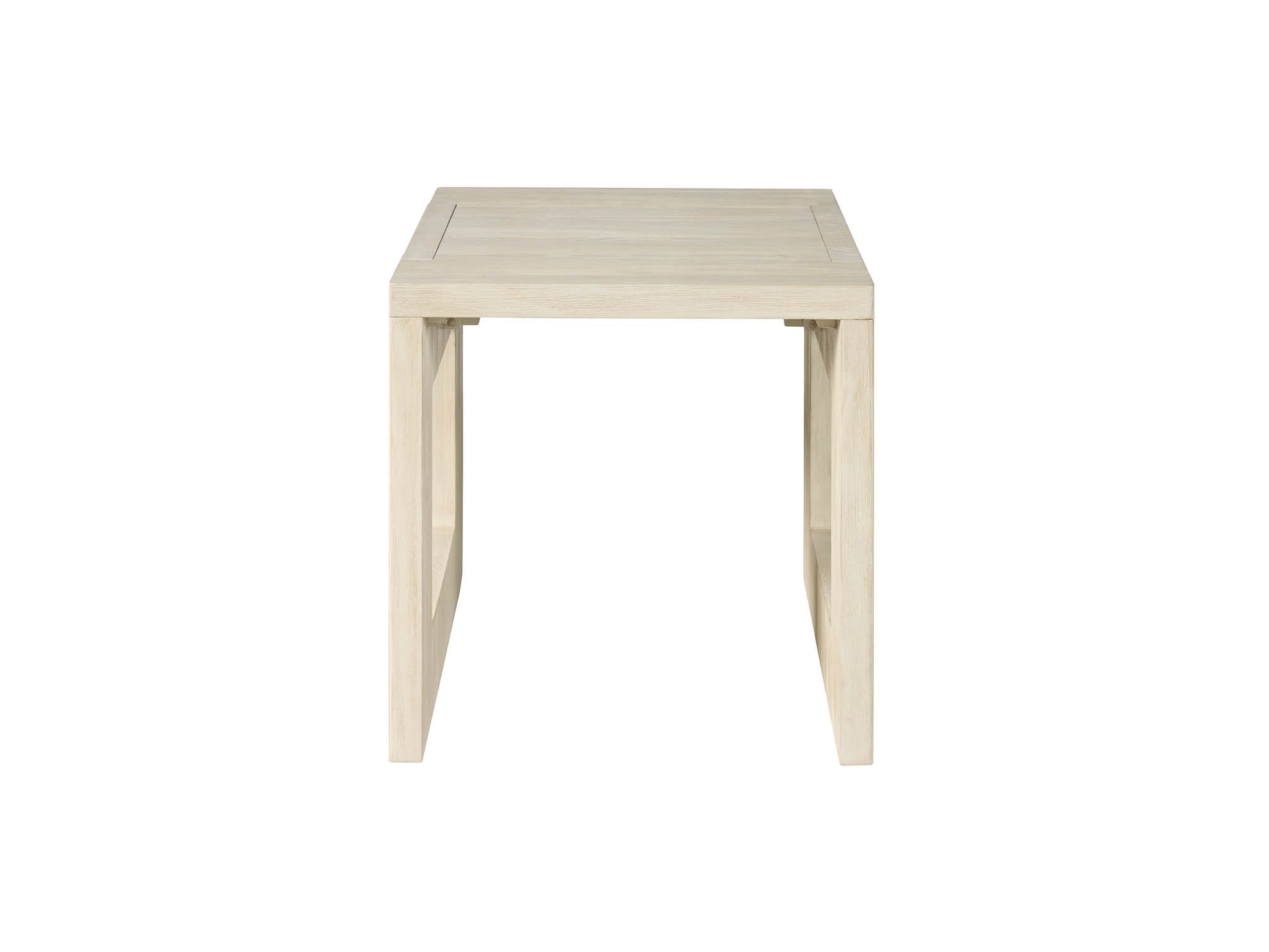 River Rock End Table - Silo with a white background