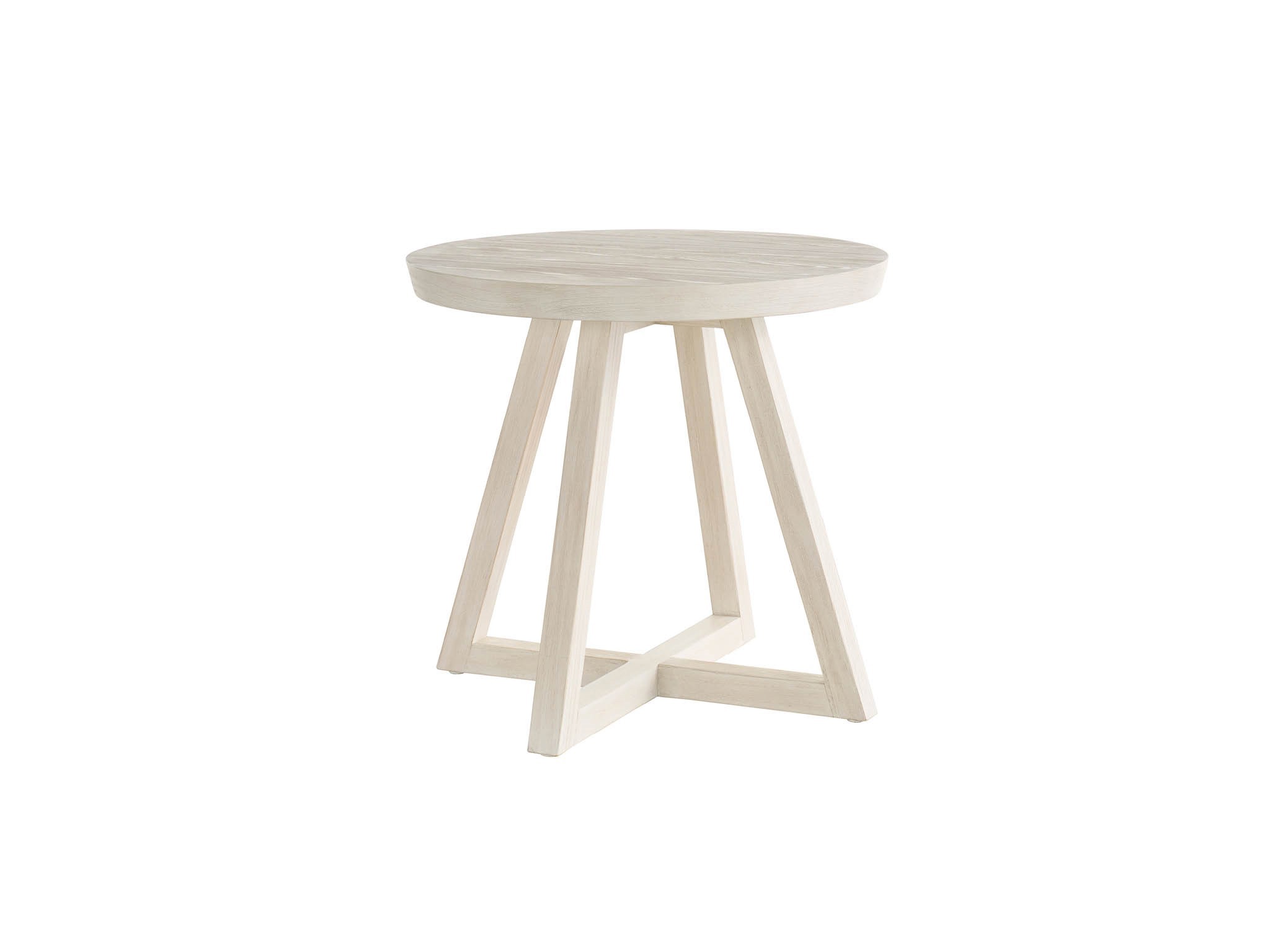River Rock Round Side Table - Silo with a white background