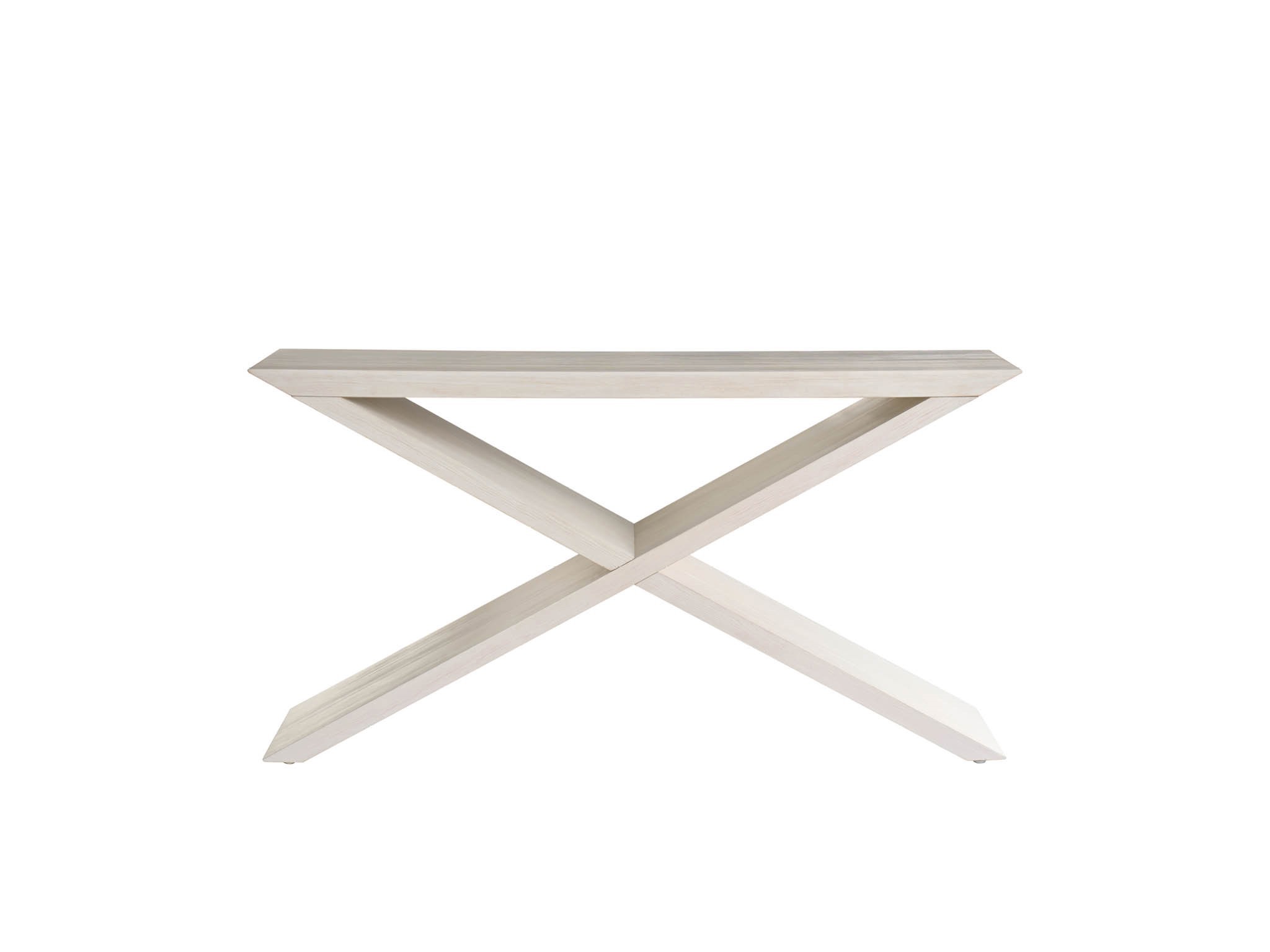 River Rock Cross Console - Silo with a white background