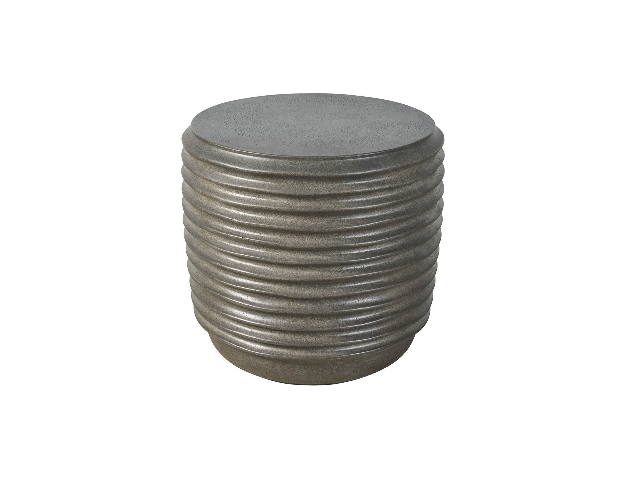 Dwell Charcoal Side Table - Silo with a white background