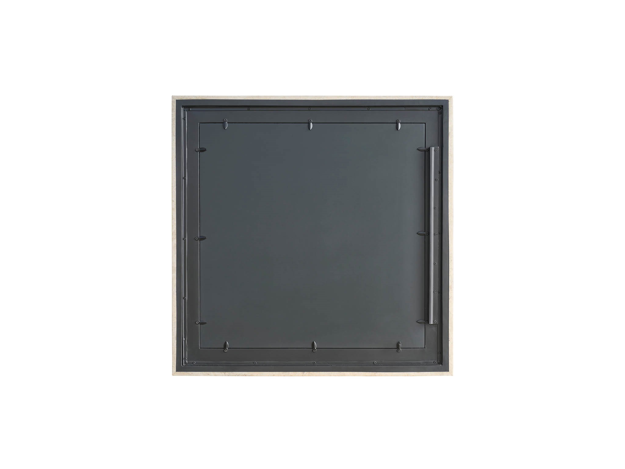 Travertine Mirror - Silo with a white background