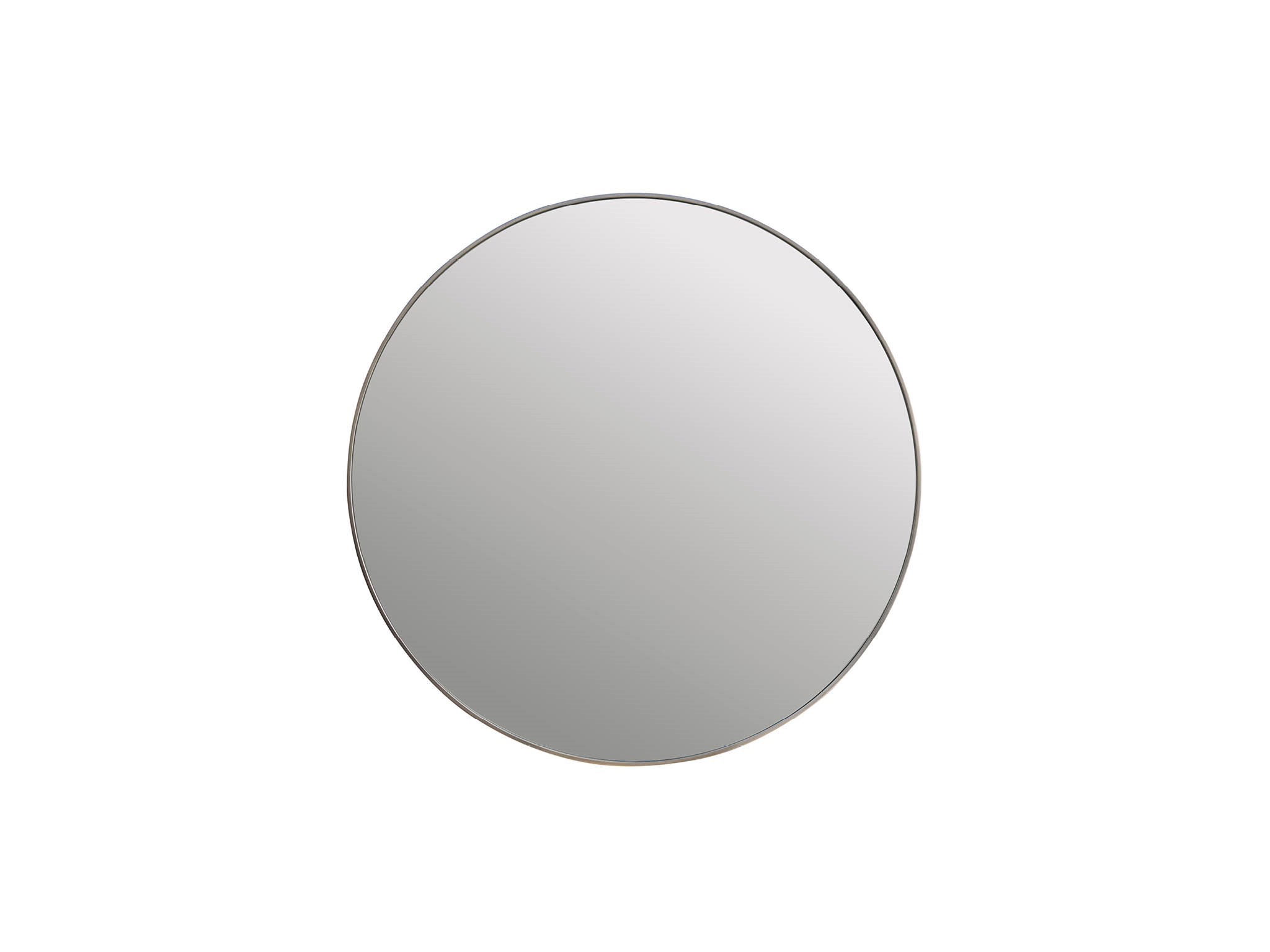 Round Accent Mirror - Silo with a white background